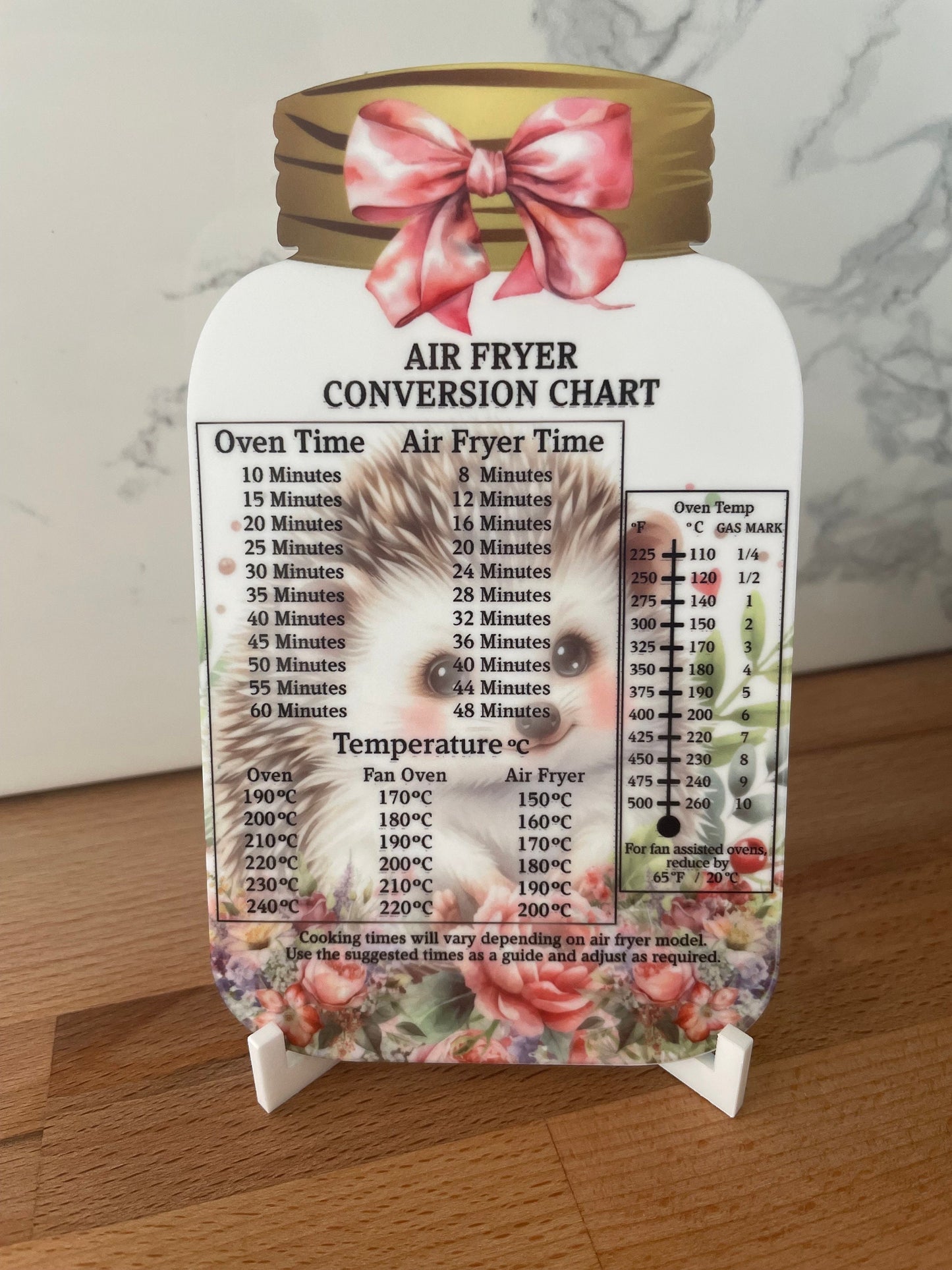 Jar Air fryer Conversion Chart
