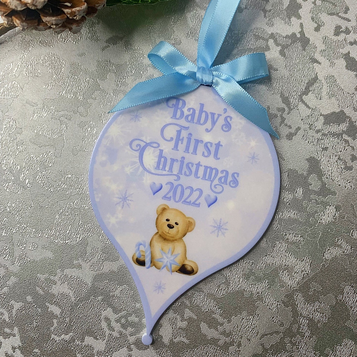 Baby's First Christmas Tree Bauble Decoration