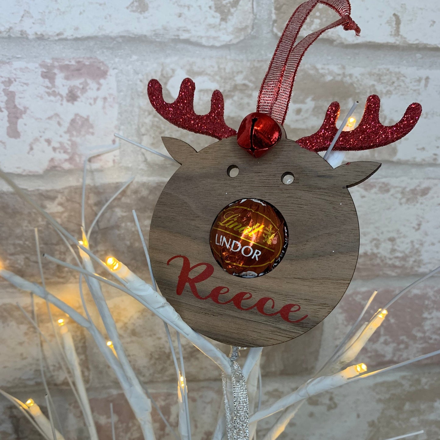 Rudolf Christmas Lindt Chocolate Tree Decoration