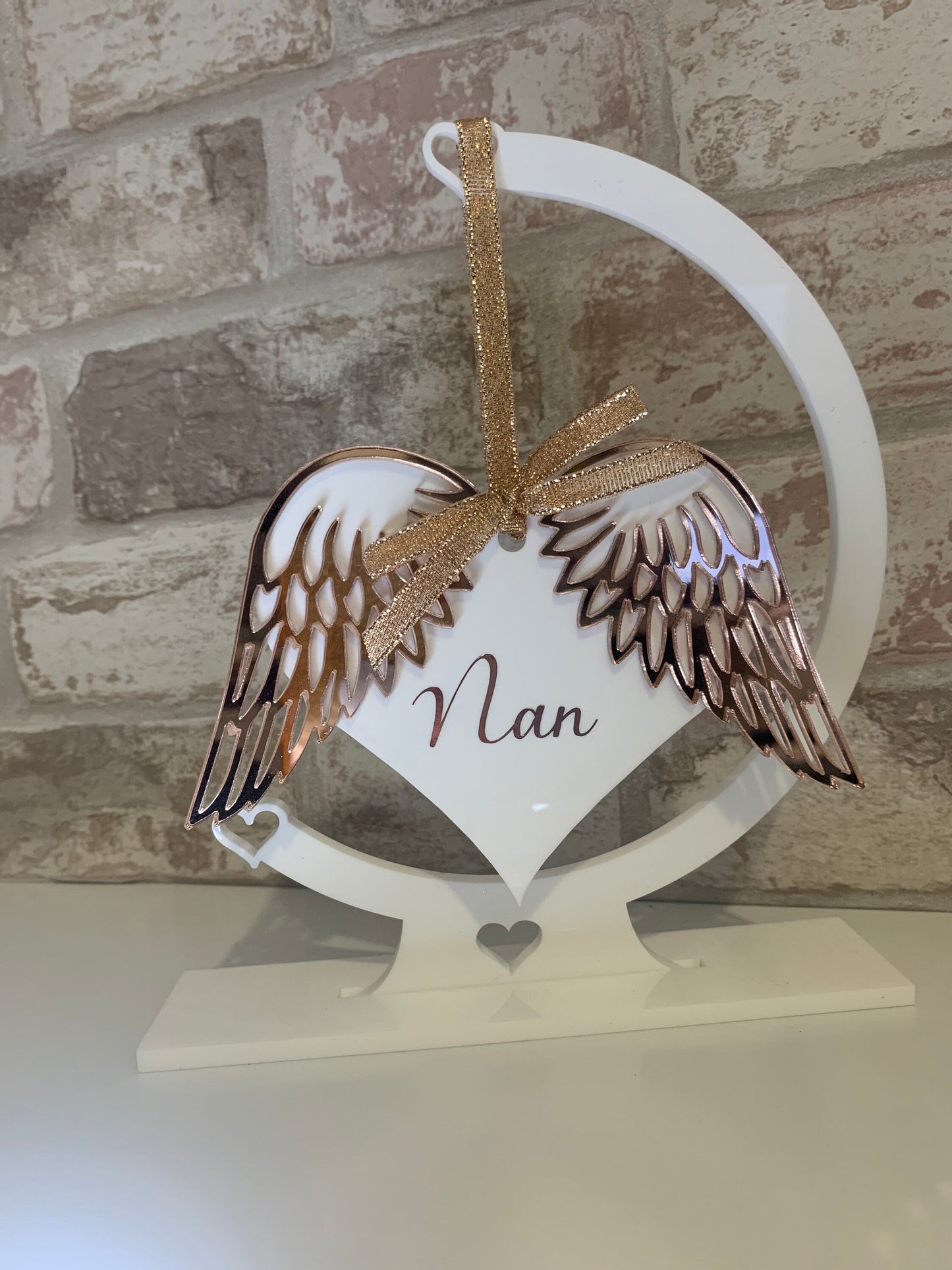 Memorial Angel Wings Bauble