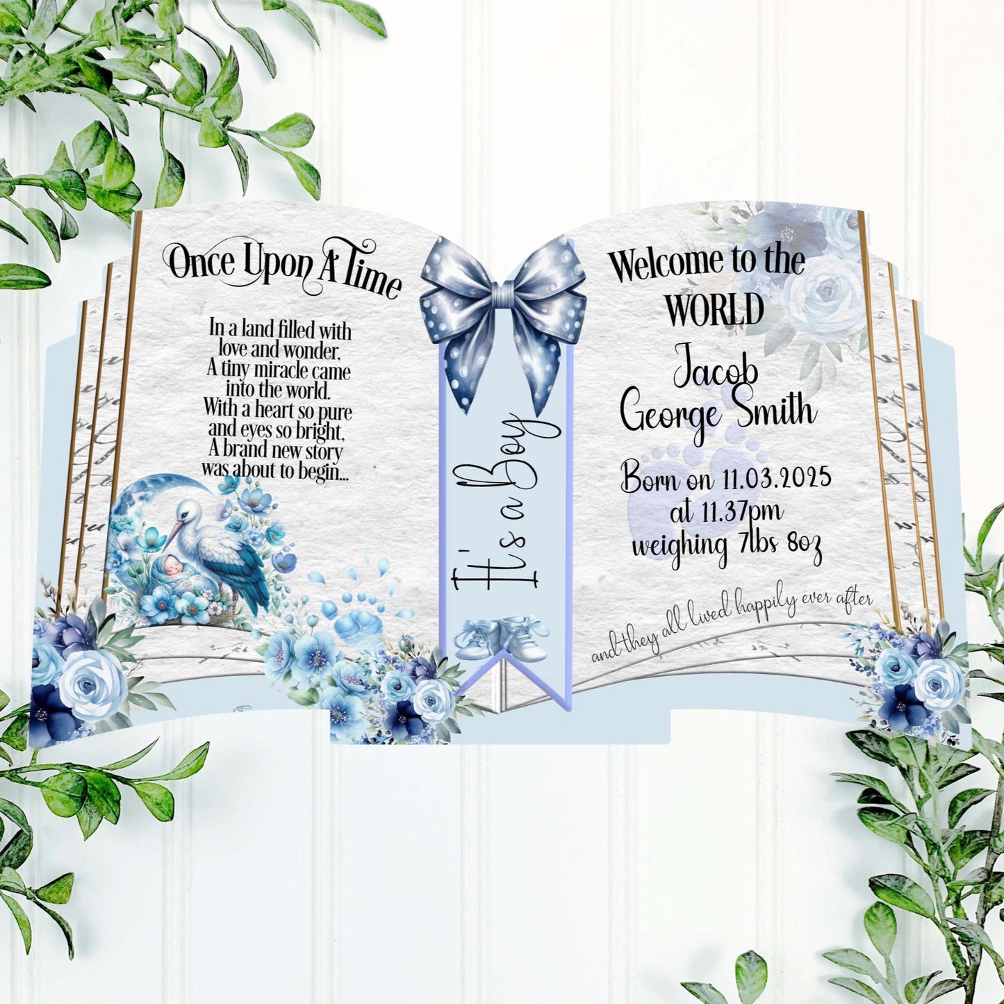 Welcome To The World Little One - New Baby Arrival Keepsake