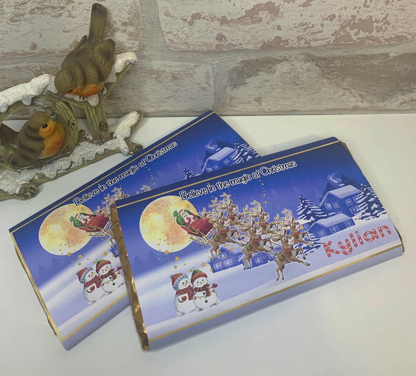 Christmas Gonk/Gnome Chocolate Bar Wrapper