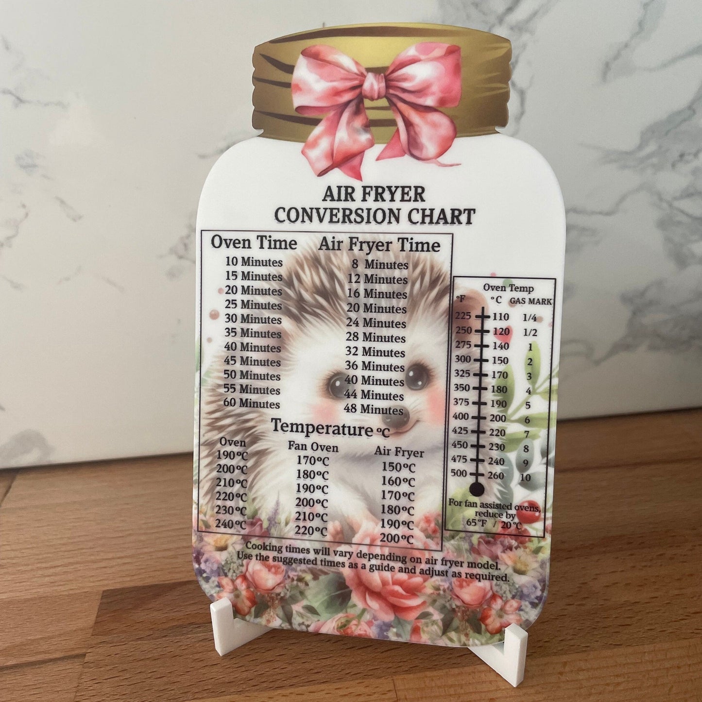 Jar Air fryer Conversion Chart