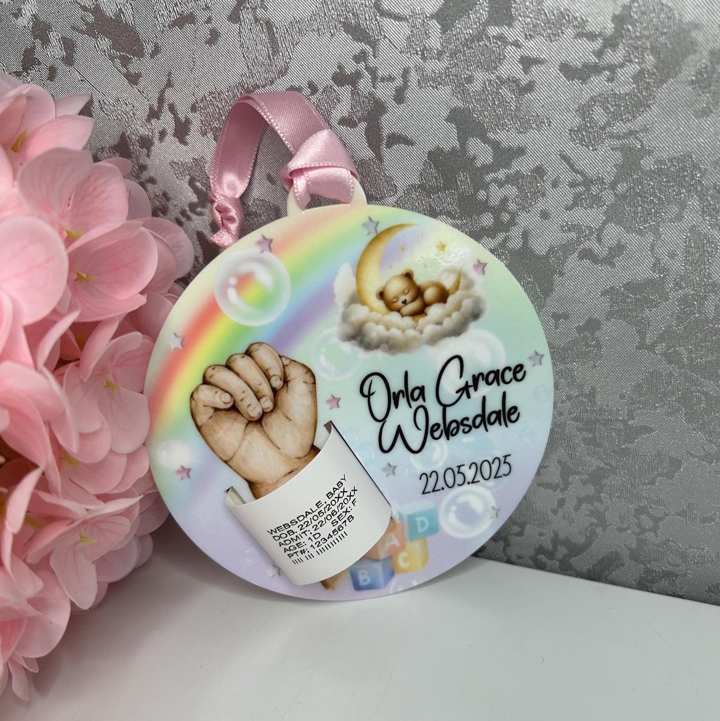 New-born Baby Birth Hospital Bracelet Keepsake