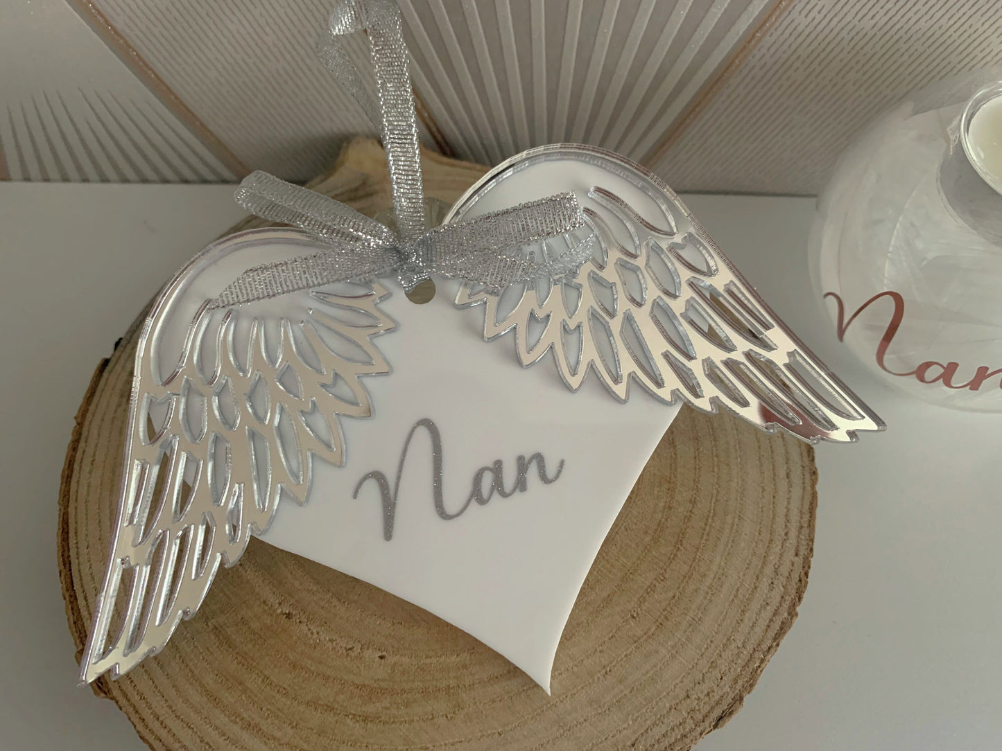 Memorial Angel Wings Bauble