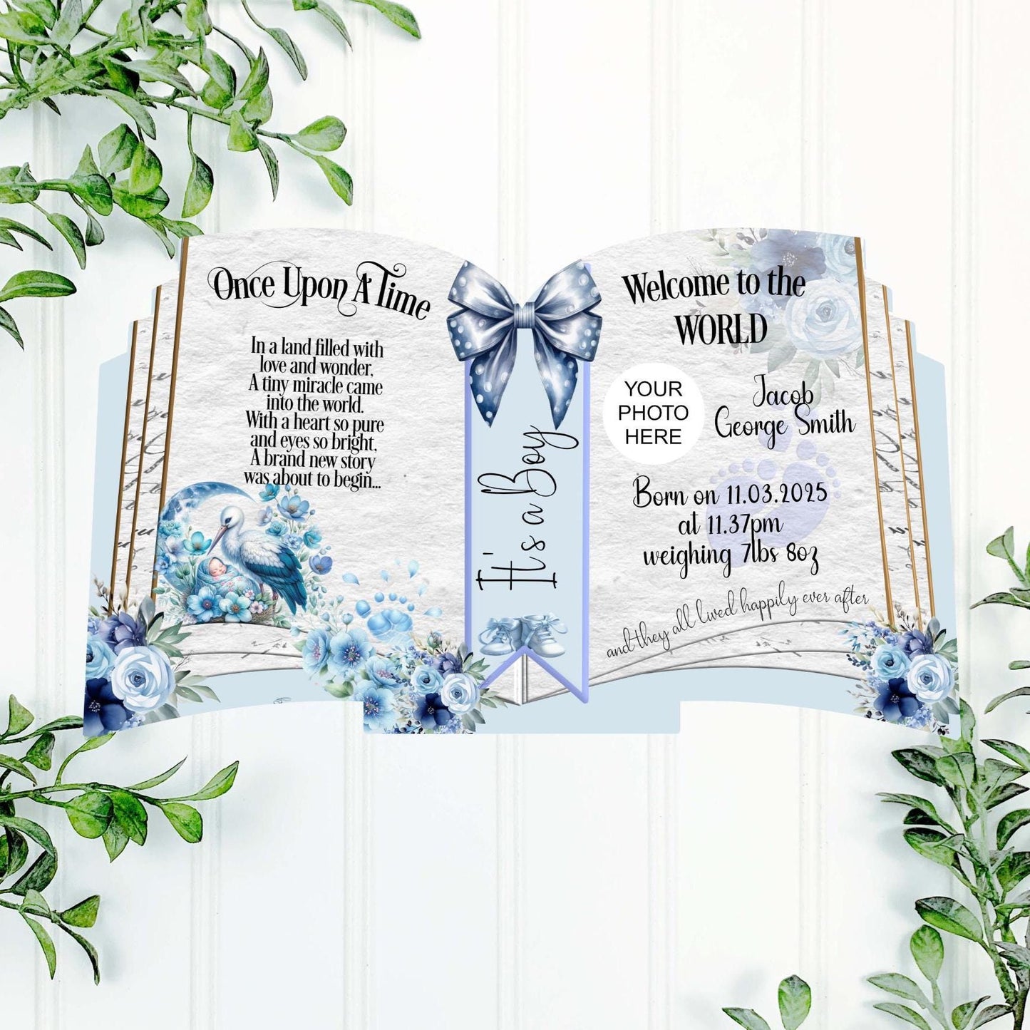 Welcome To The World Little One - New Baby Arrival Keepsake