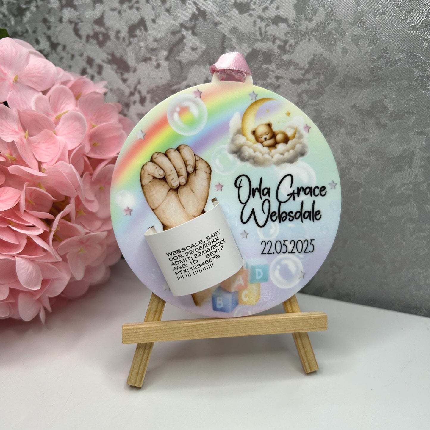 New-born Baby Birth Hospital Bracelet Keepsake