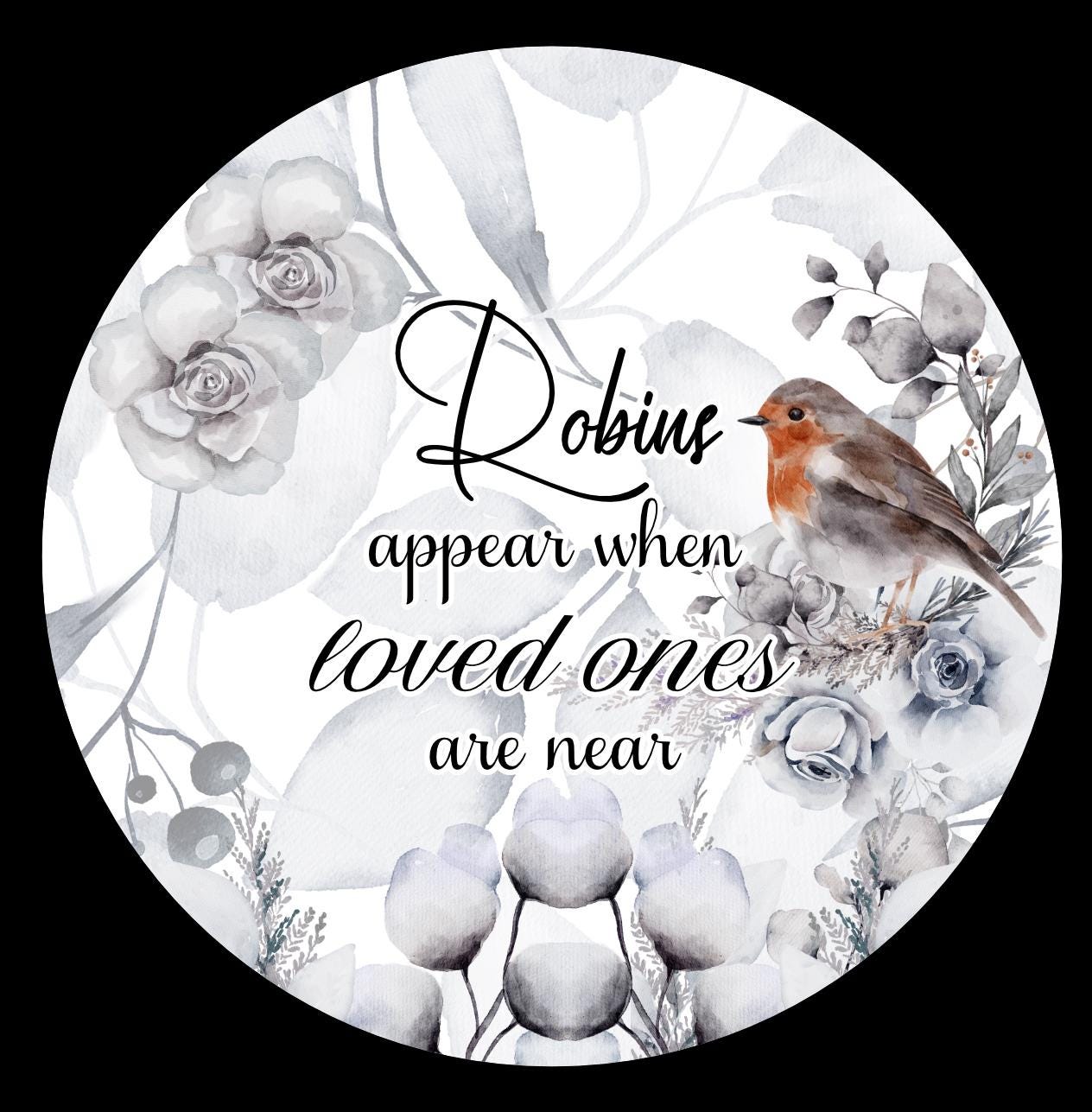 Robins Appear when Loved Ones Are Near Bauble