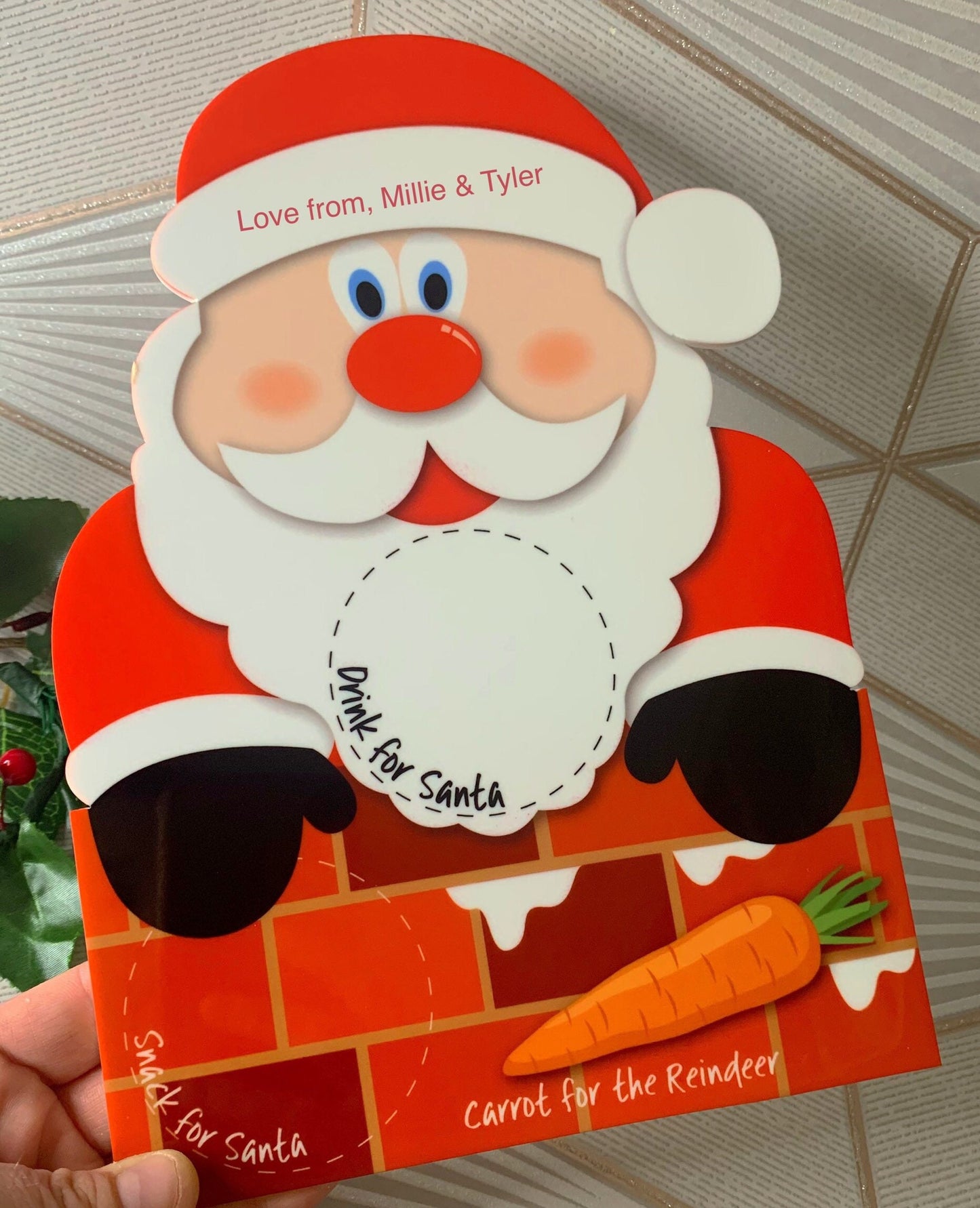 Santa's Christmas Eve Snack Board