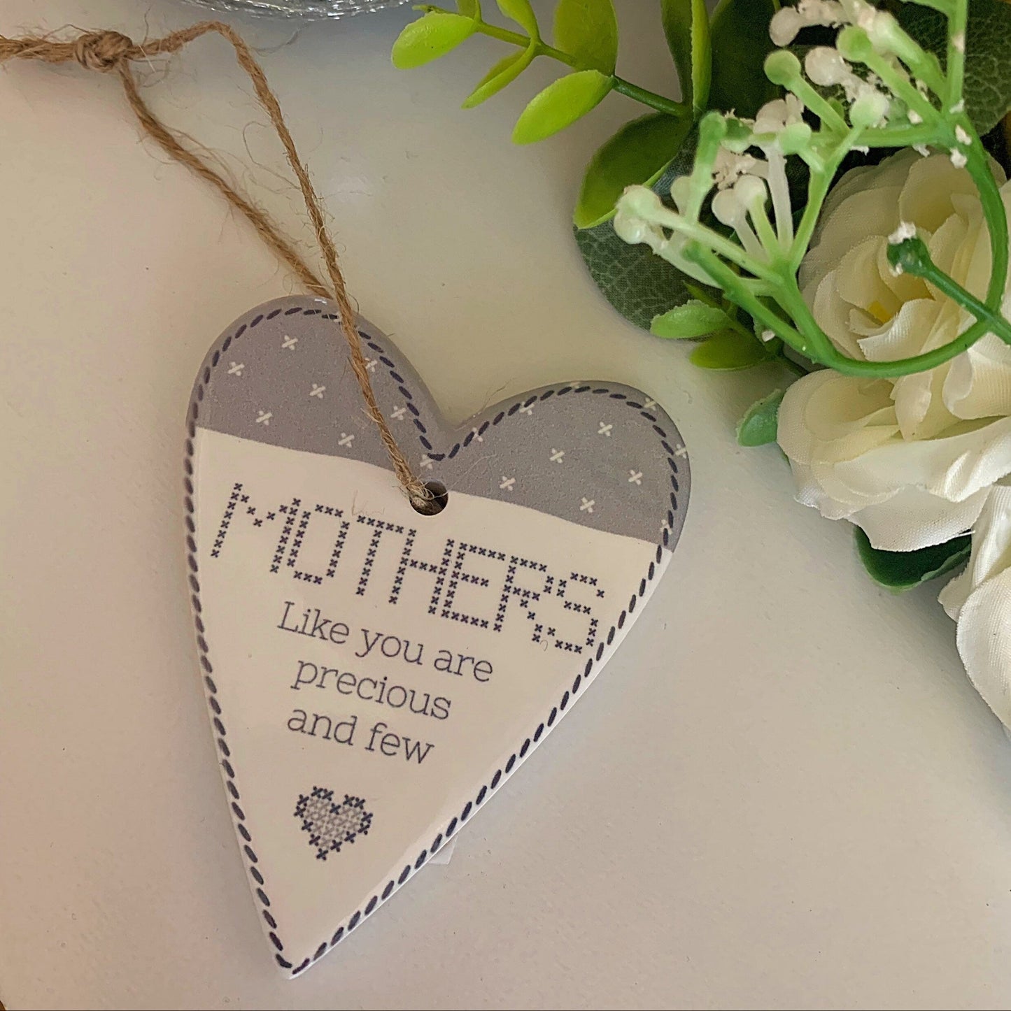 Ceramic Hanging Heart|