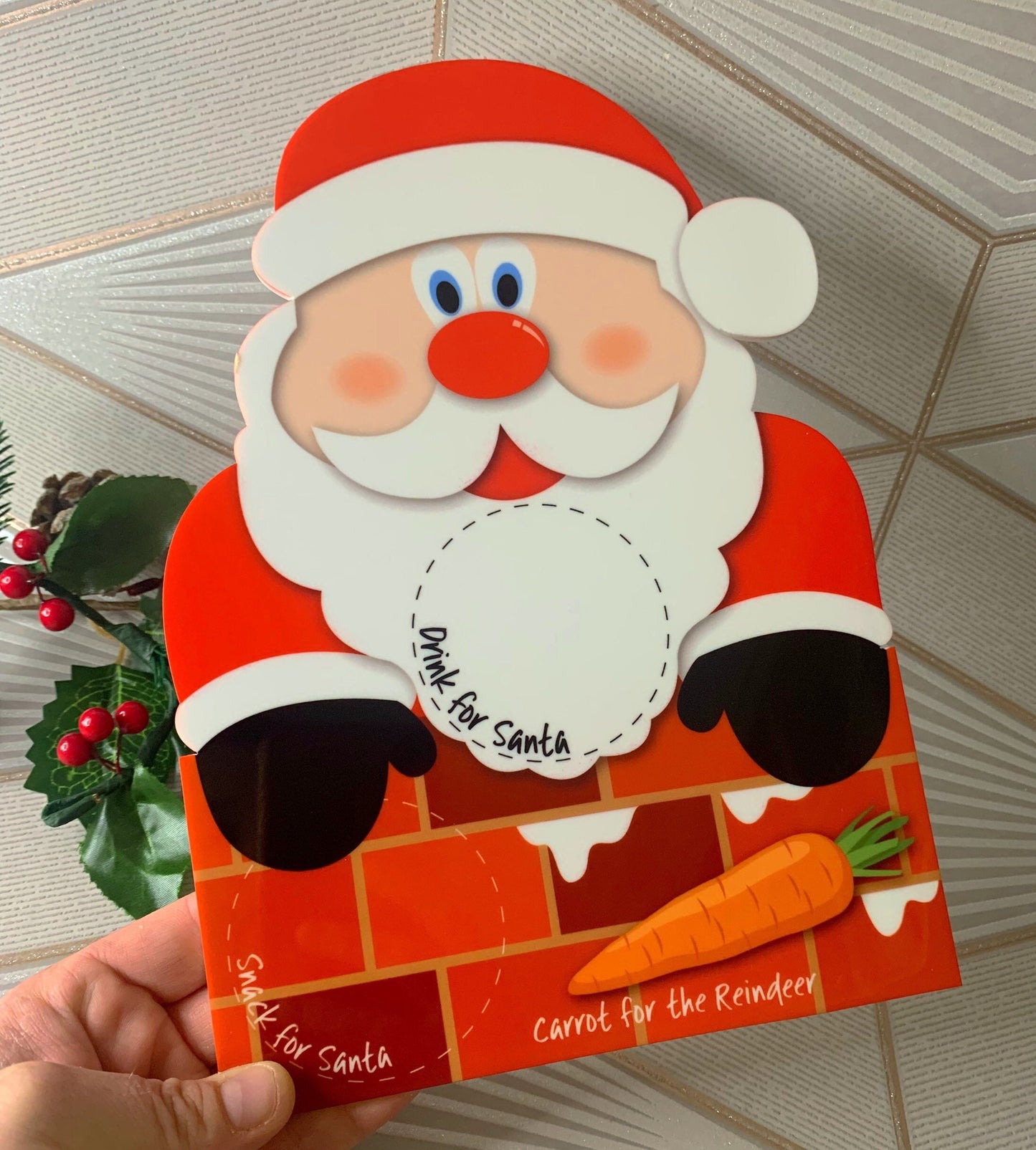Santa's Christmas Eve Snack Board