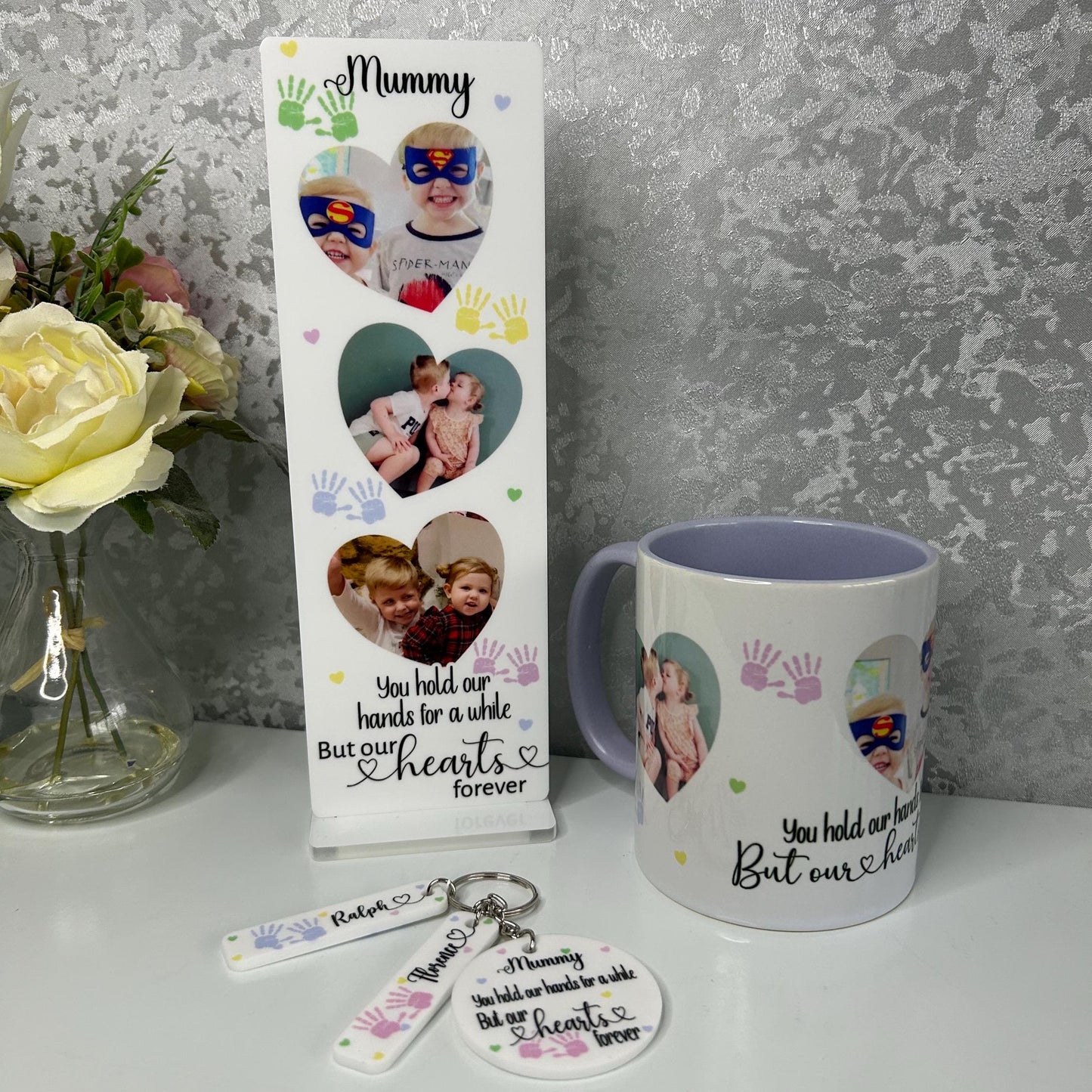 You hold Our Hands For A While Photo Plaque