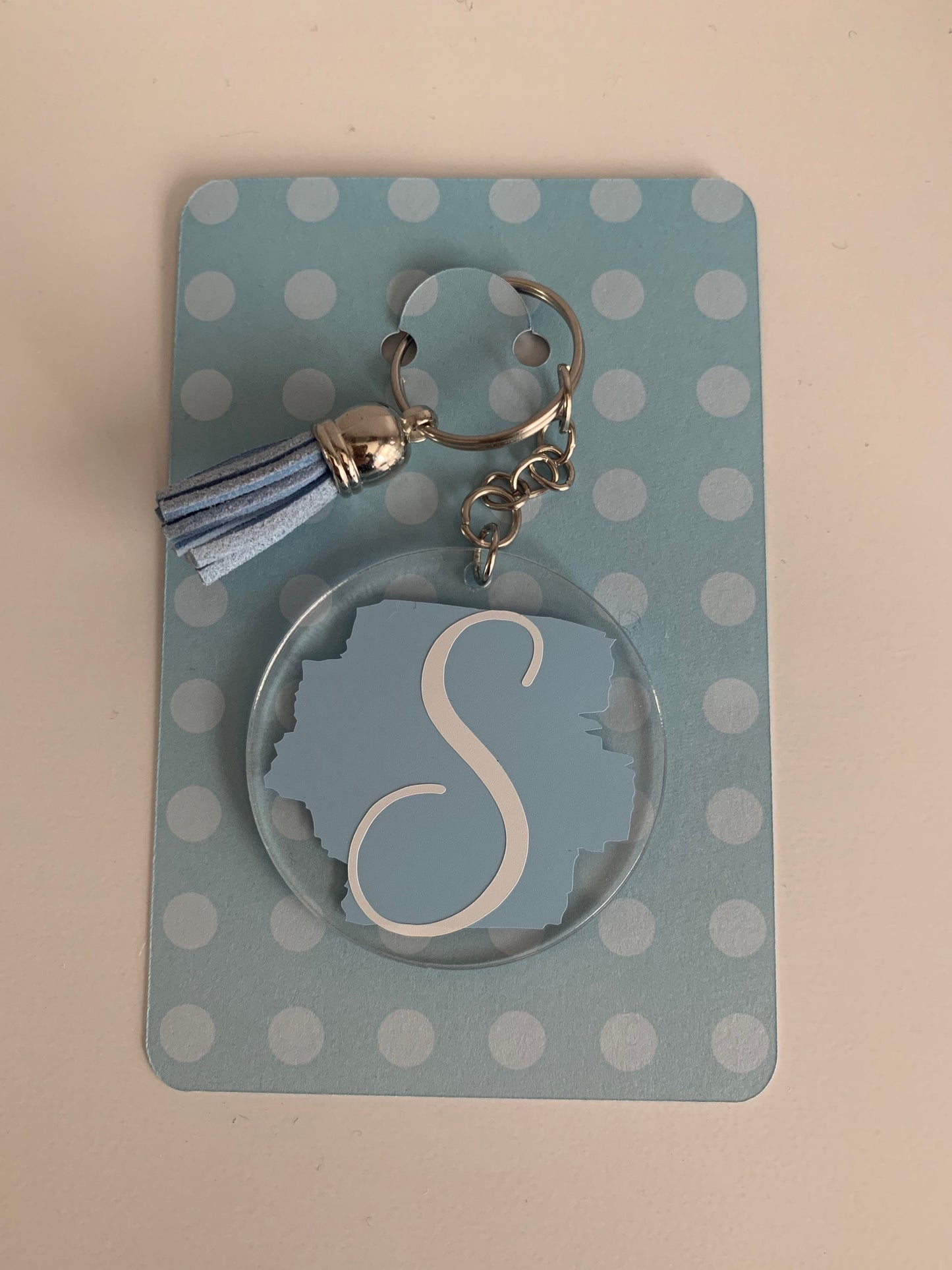 Custom Keychain with Tassel