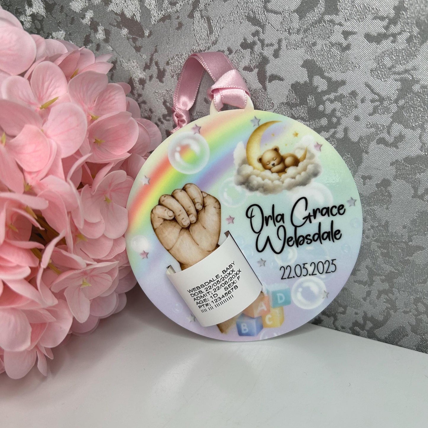 New-born Baby Birth Hospital Bracelet Keepsake