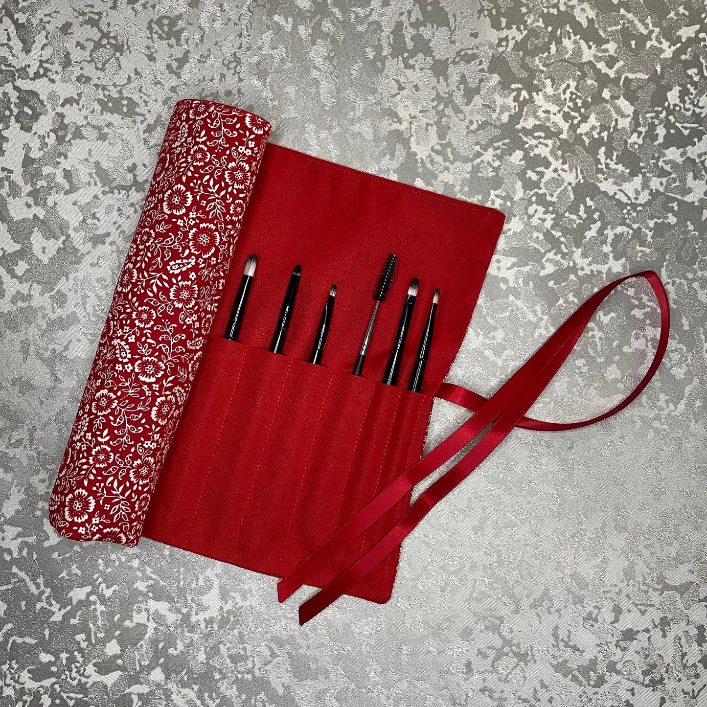 Cosmetic Make-Up Brush Roll Wrap