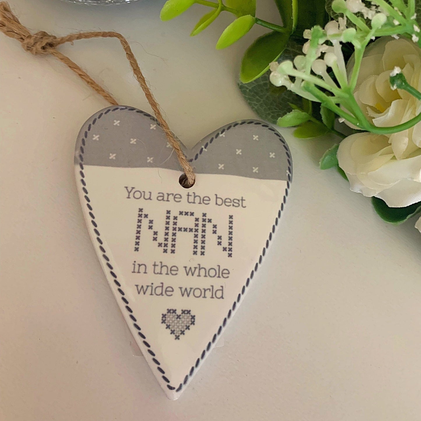 Ceramic Hanging Heart|