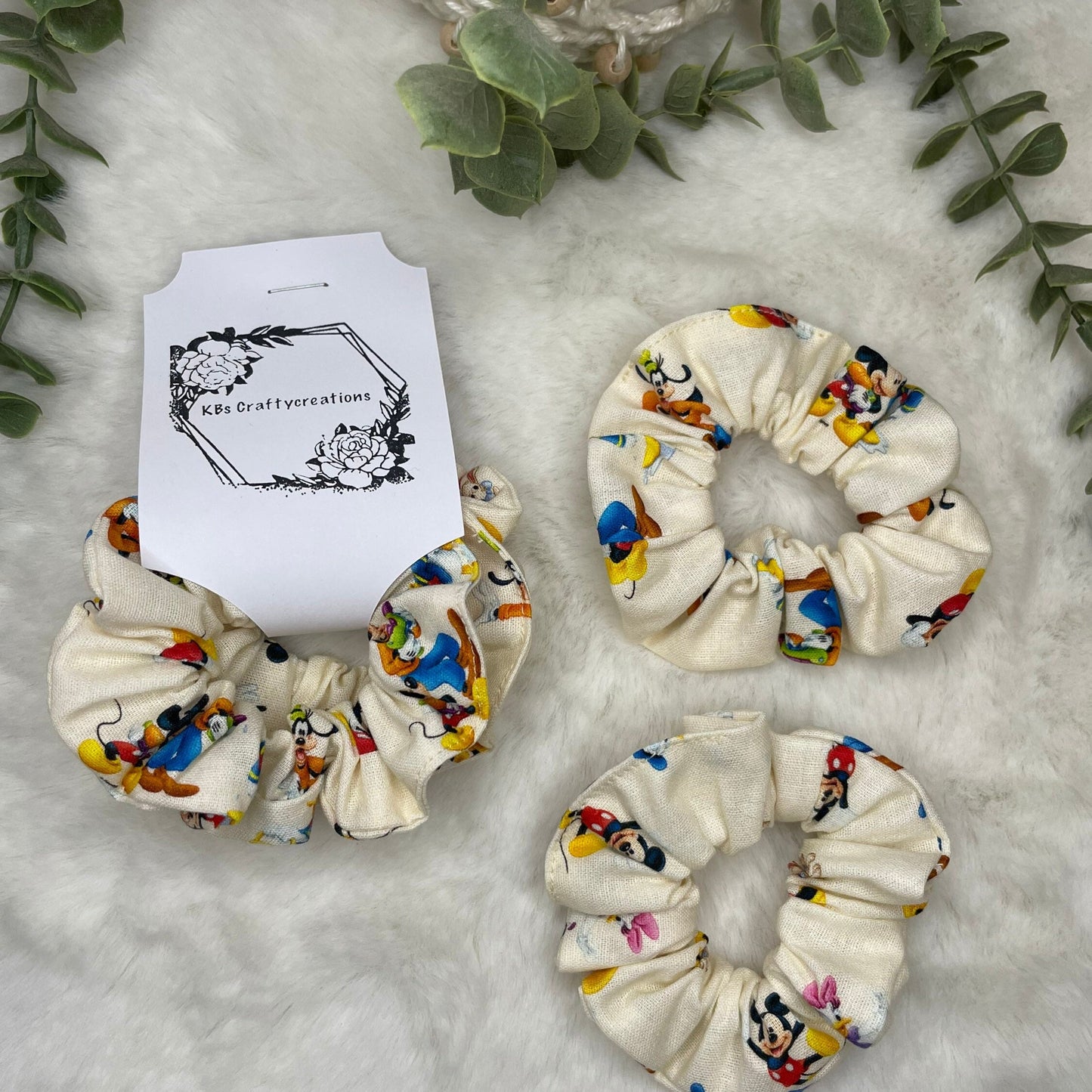 Little Girls Character Hair Scrunchies