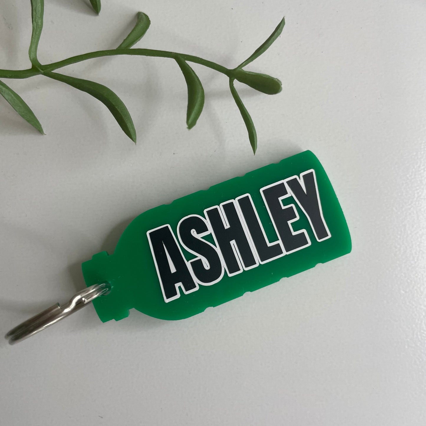 Personalised Prime Drink Bottle Keyring