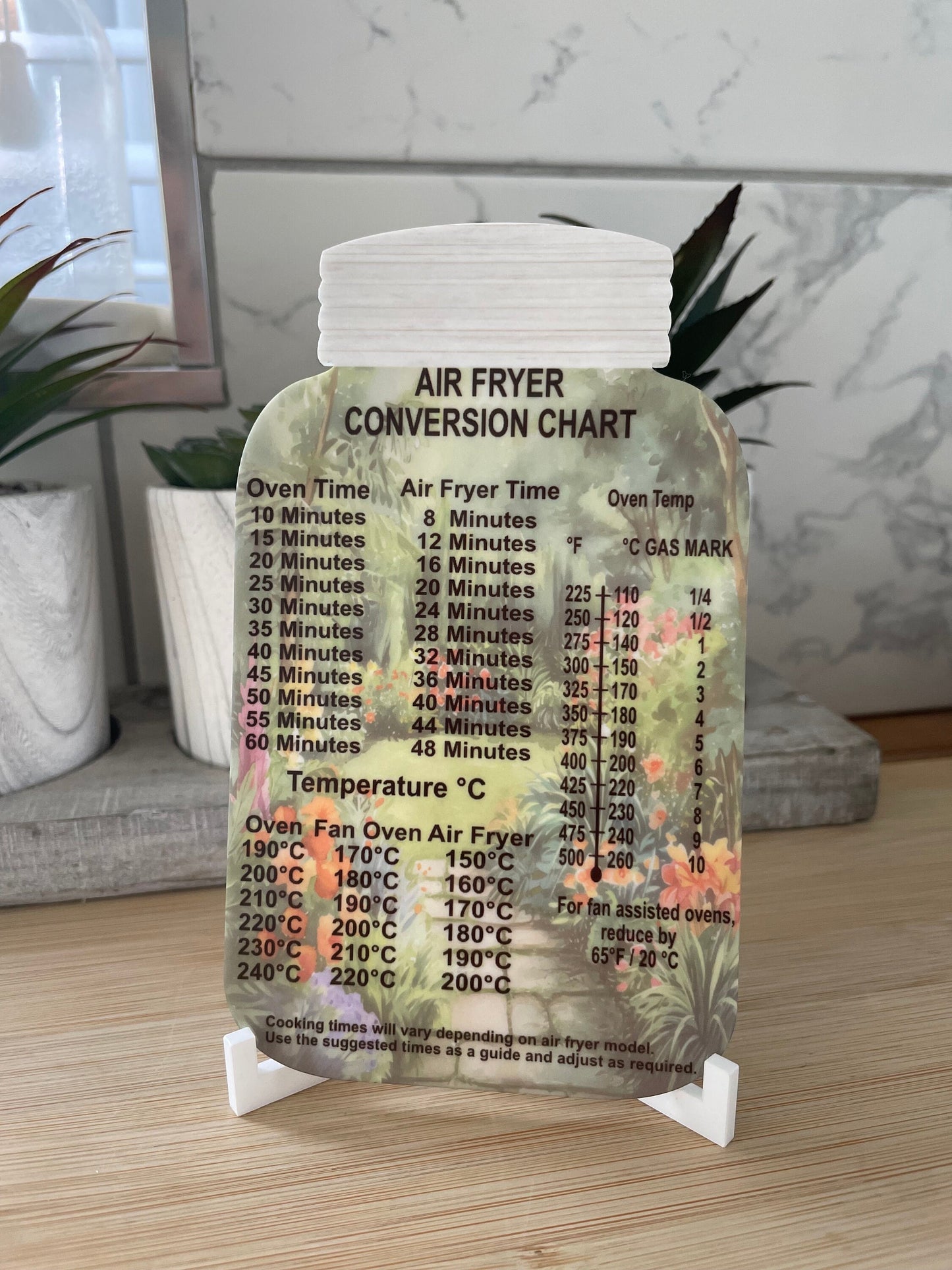 Jar Air fryer Conversion Chart