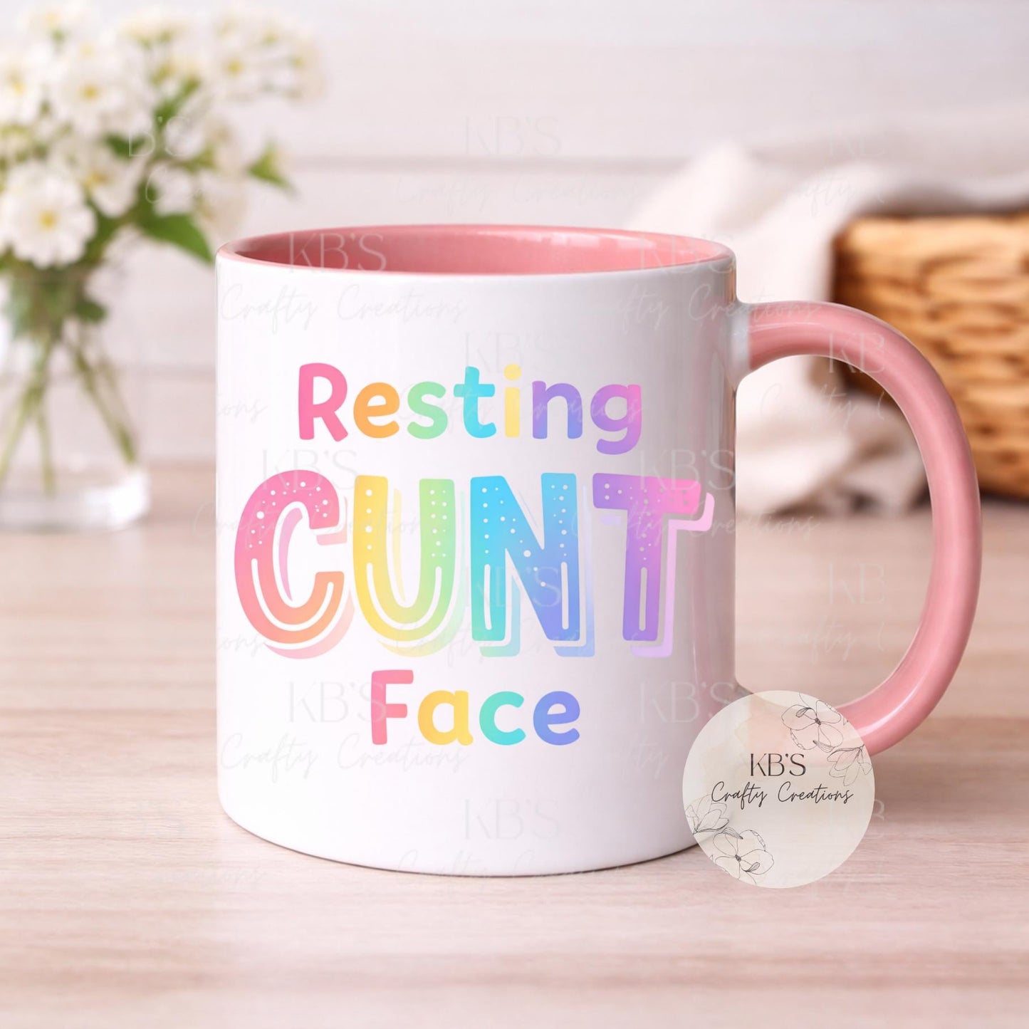 Funny “Resting C*nt Face” Mug