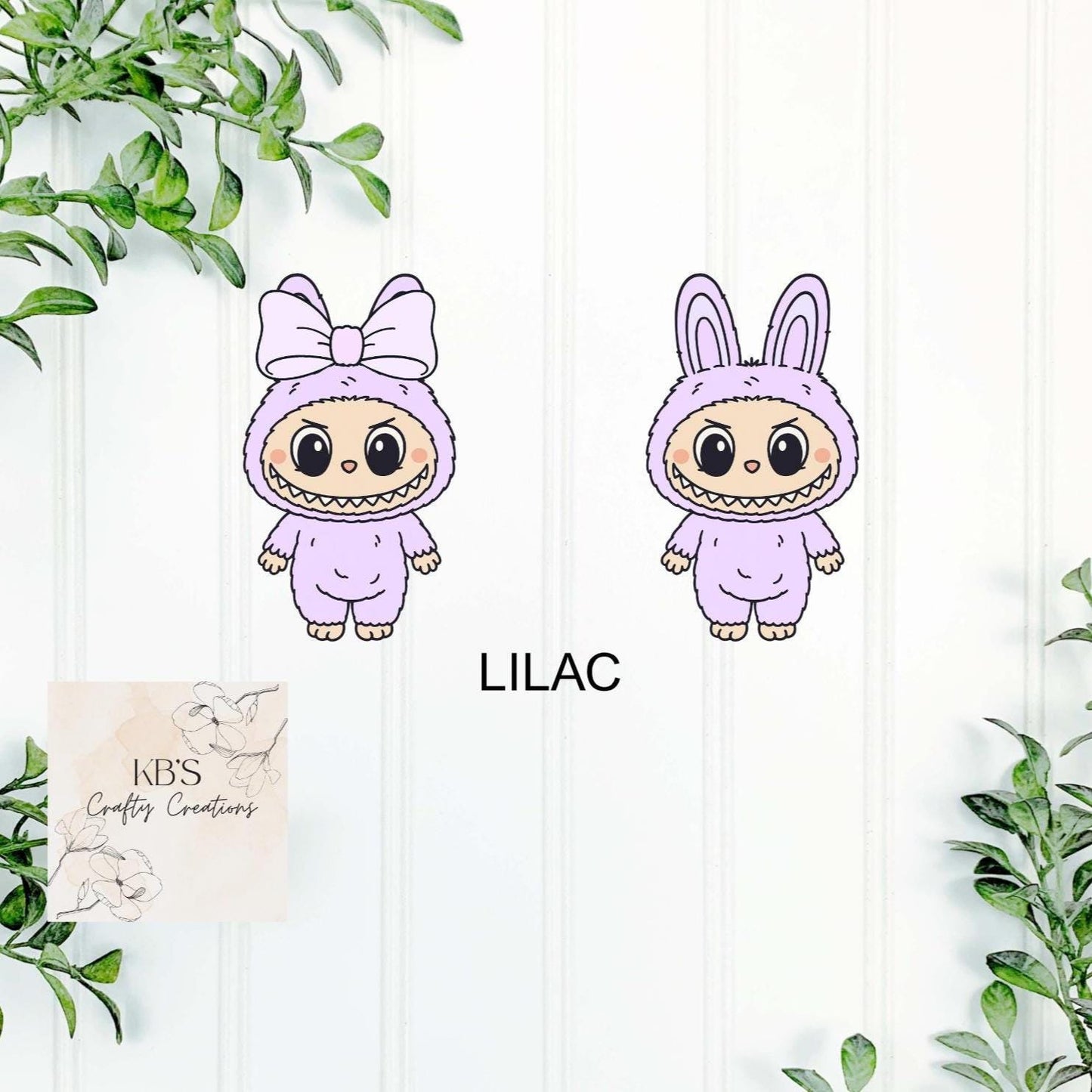 Personalised Labubu Inspired Mini Monster Keyring