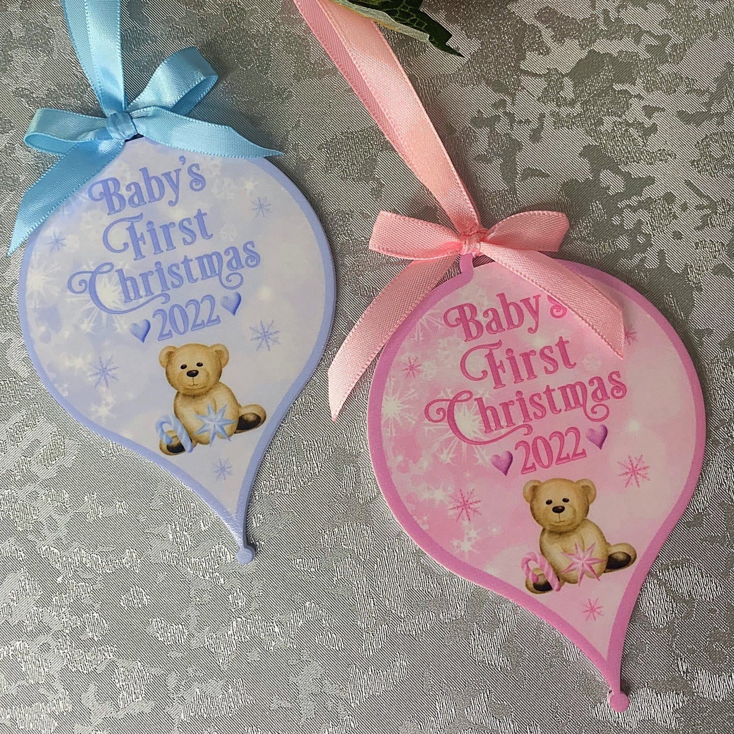 Baby's First Christmas Tree Bauble Decoration