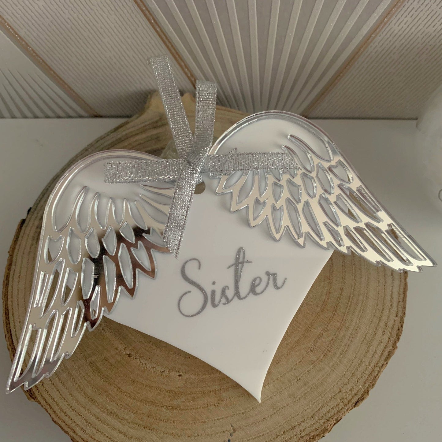 Memorial Angel Wings Bauble