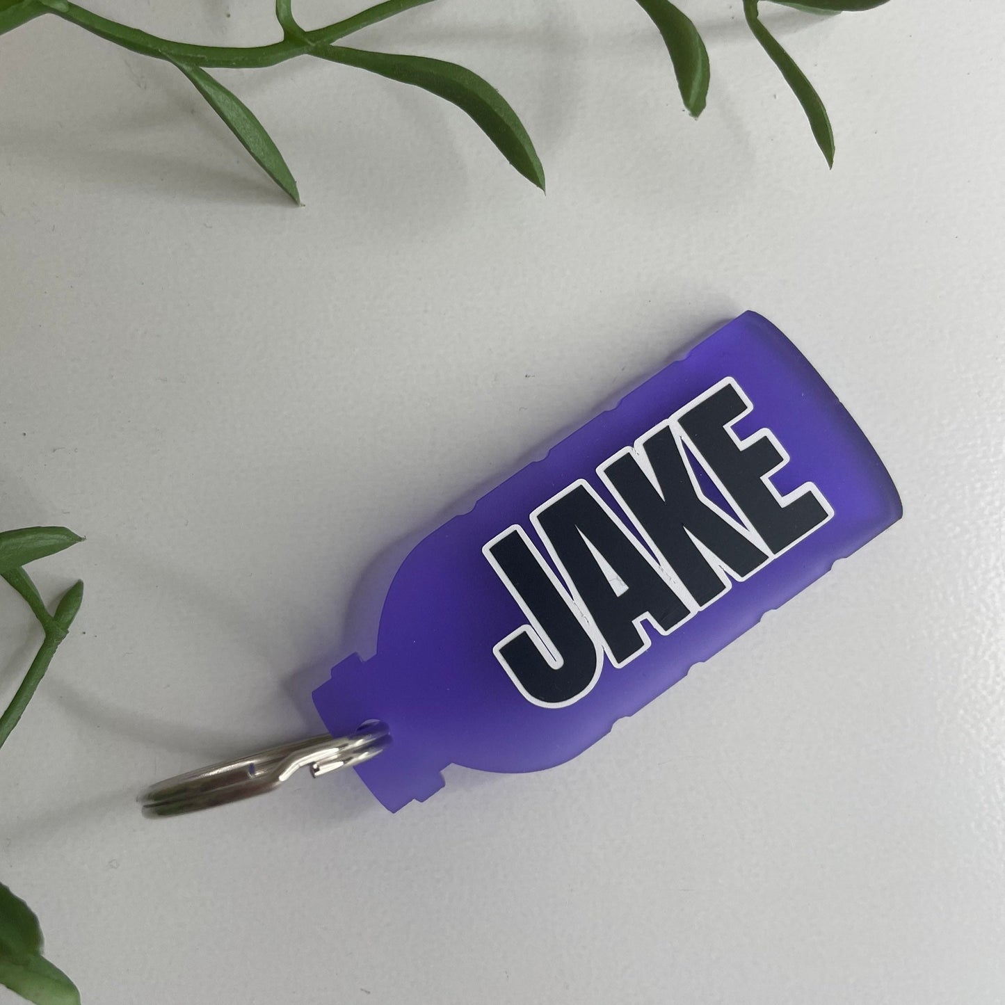 Personalised Prime Drink Bottle Keyring