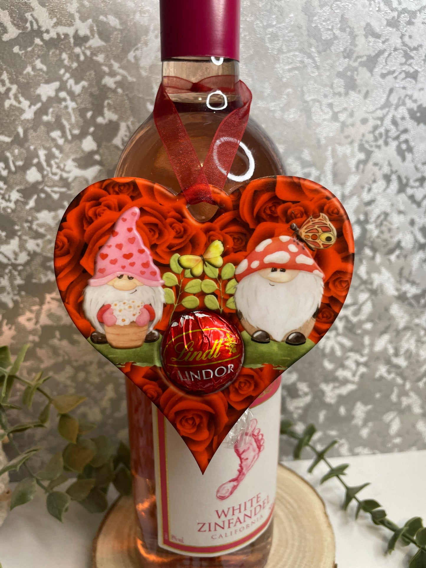 Lindor Chocolate Gnome Gift Tag