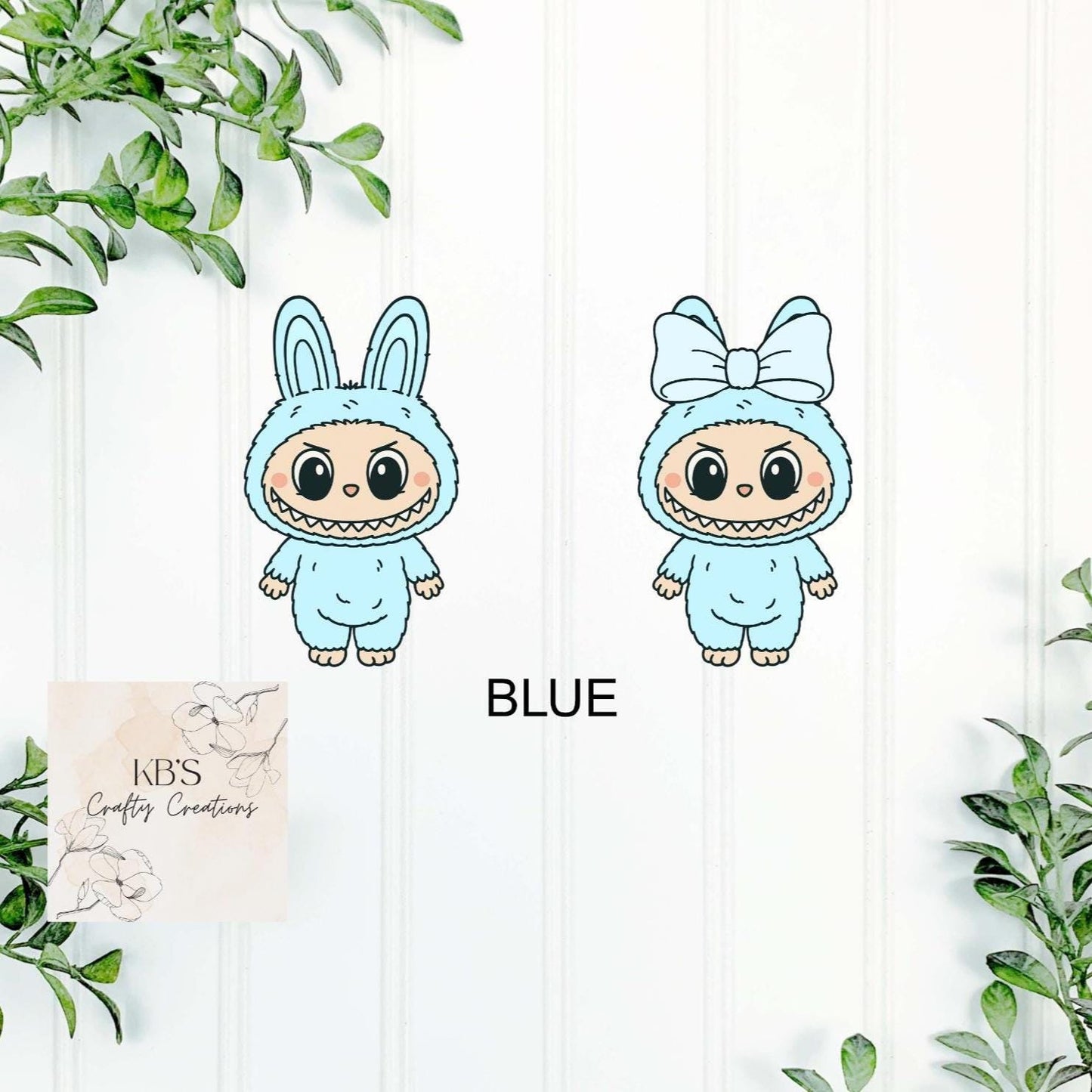 Personalised Labubu Inspired Mini Monster Keyring