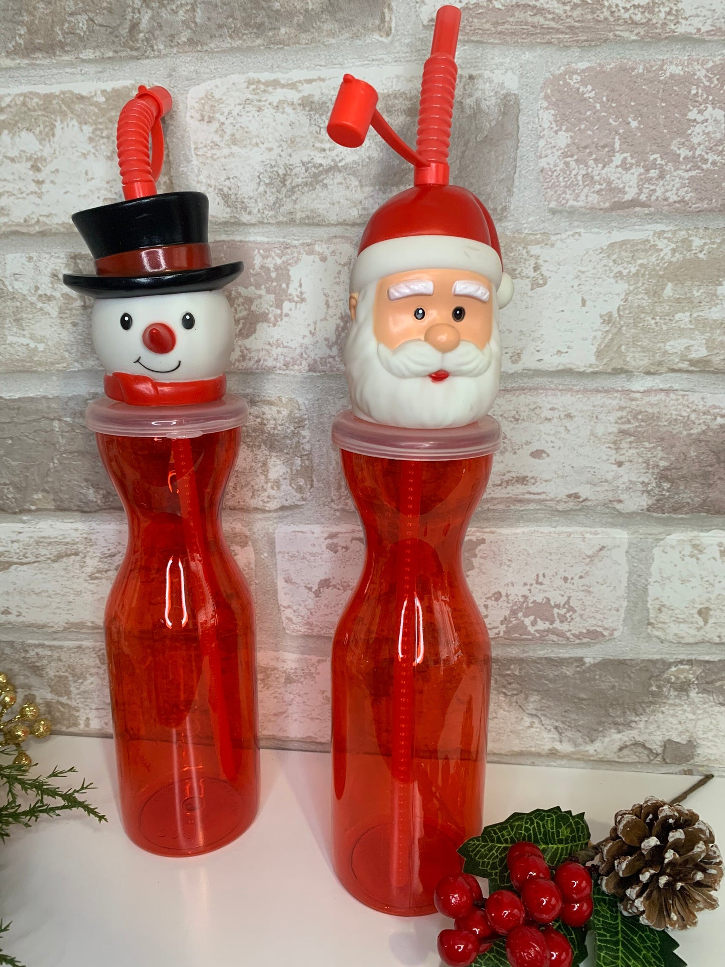 Personalised Elf, Santa & Snowman Flasks