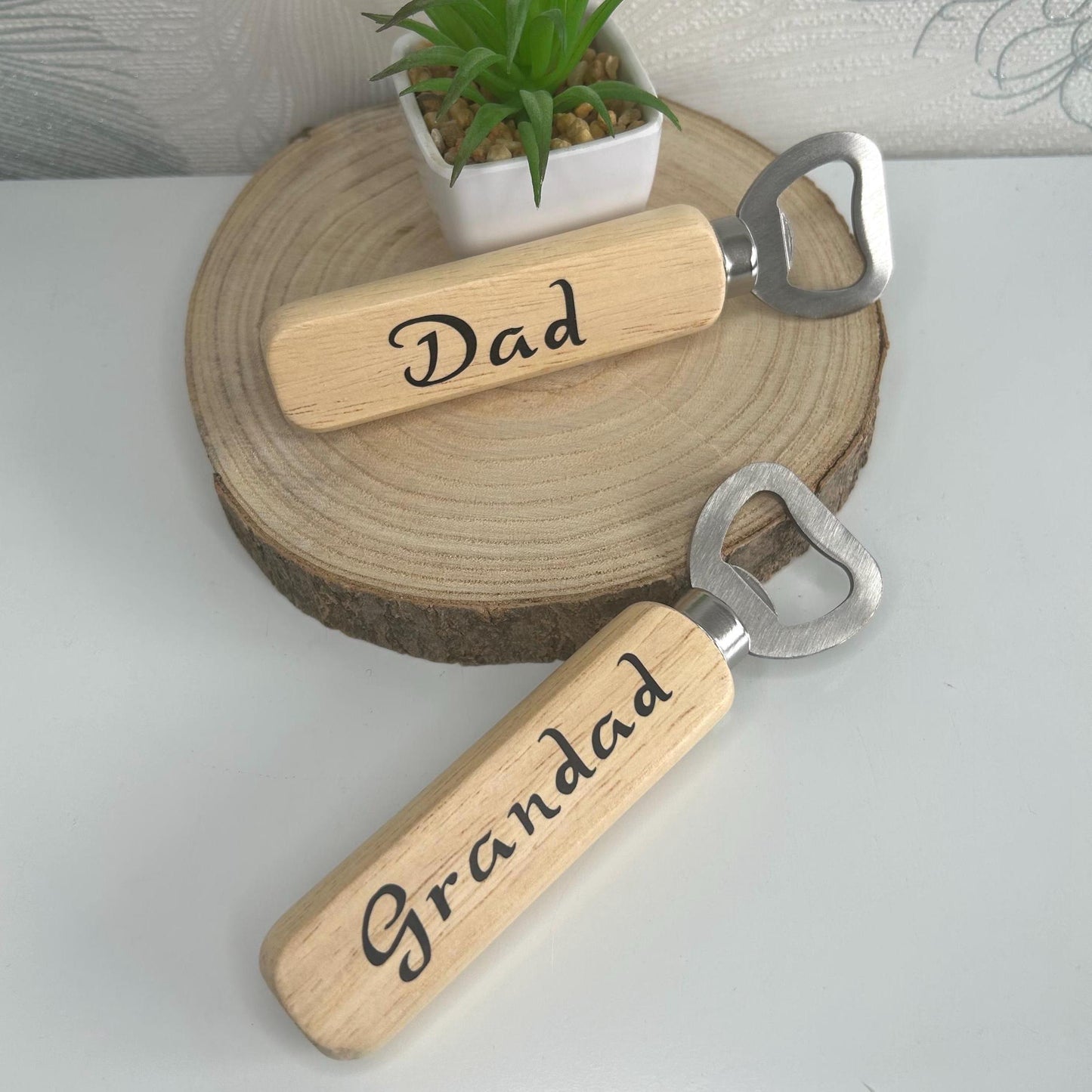 Personalised Wooden Bottle Opener