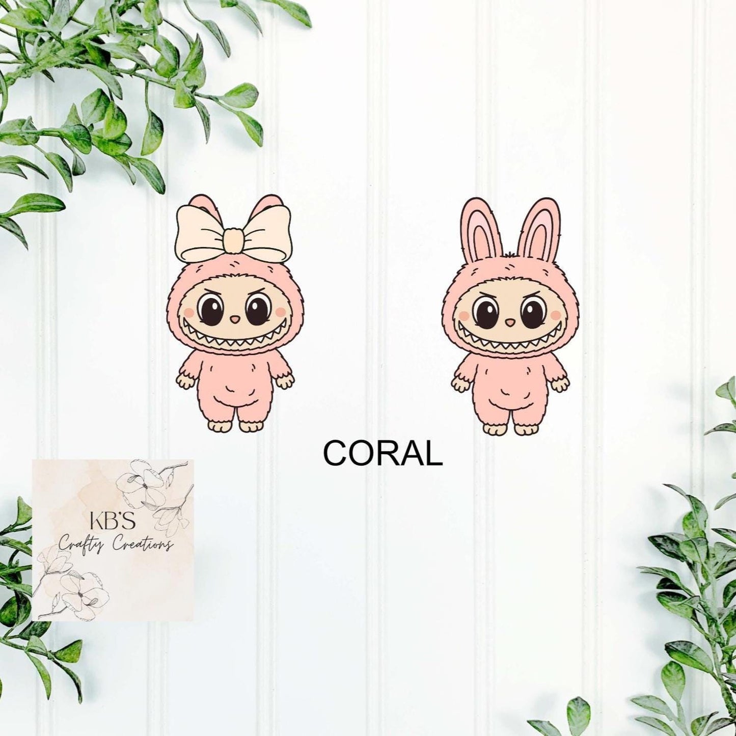 Personalised Labubu Inspired Mini Monster Keyring