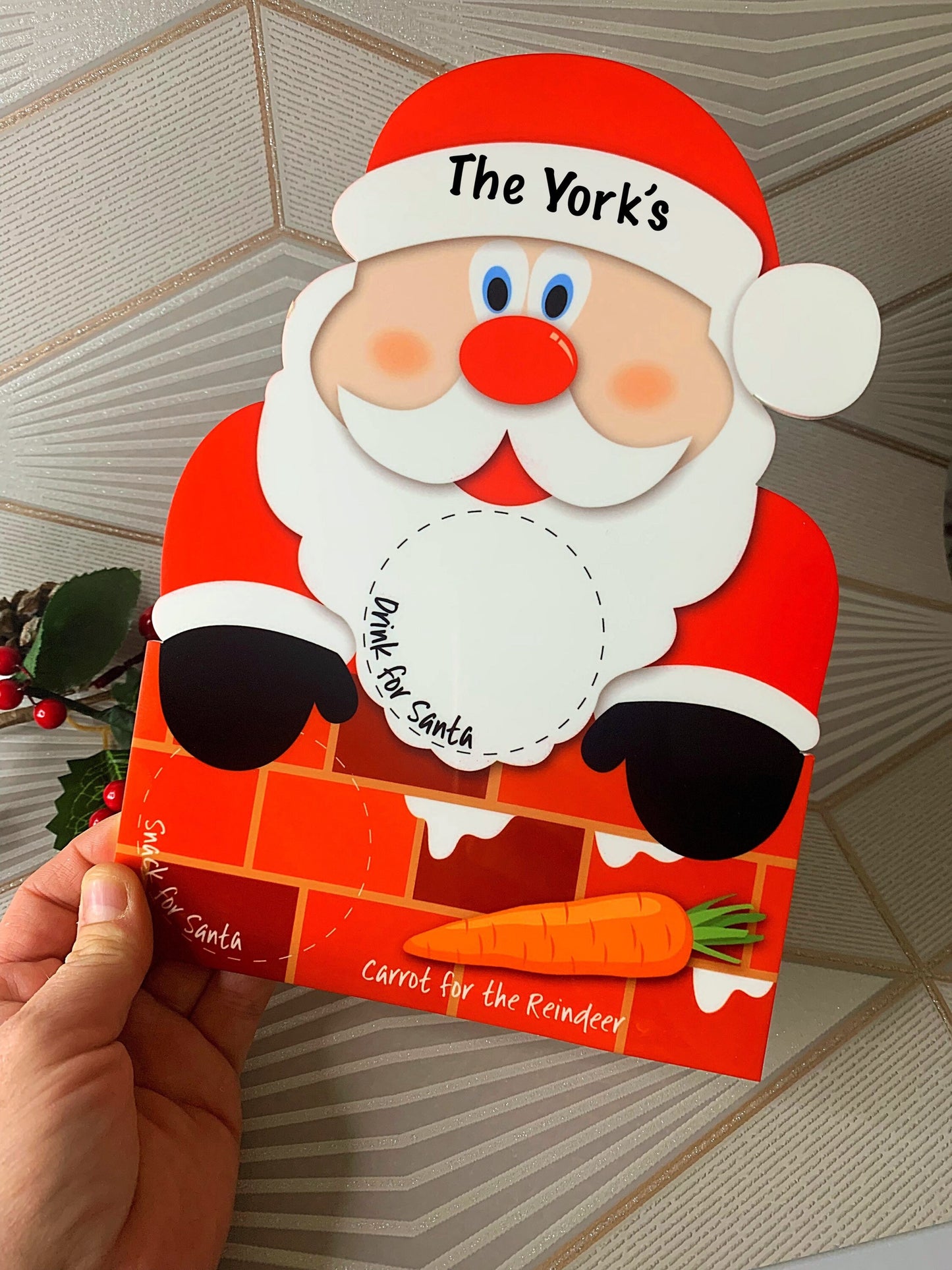 Santa's Christmas Eve Snack Board