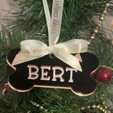 Personalised Pet Bone Bauble