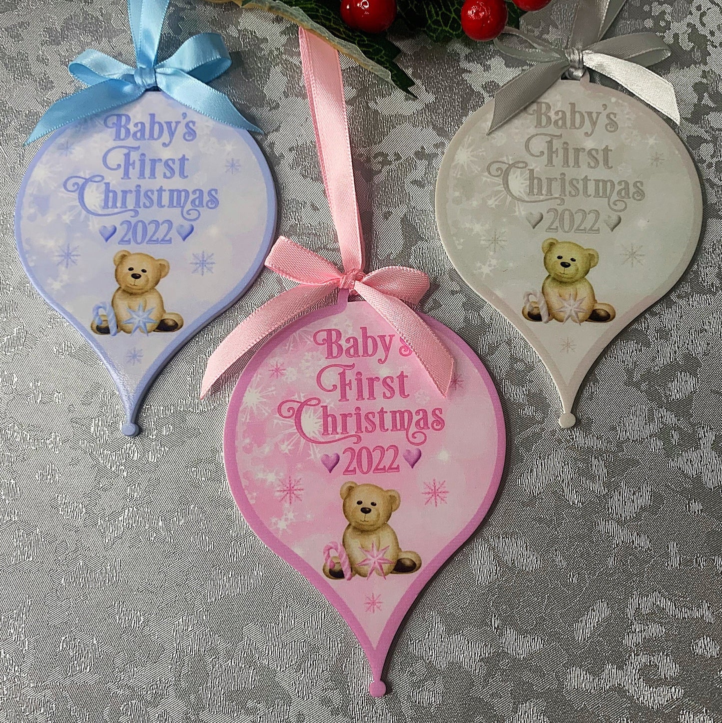 Baby's First Christmas Tree Bauble Decoration