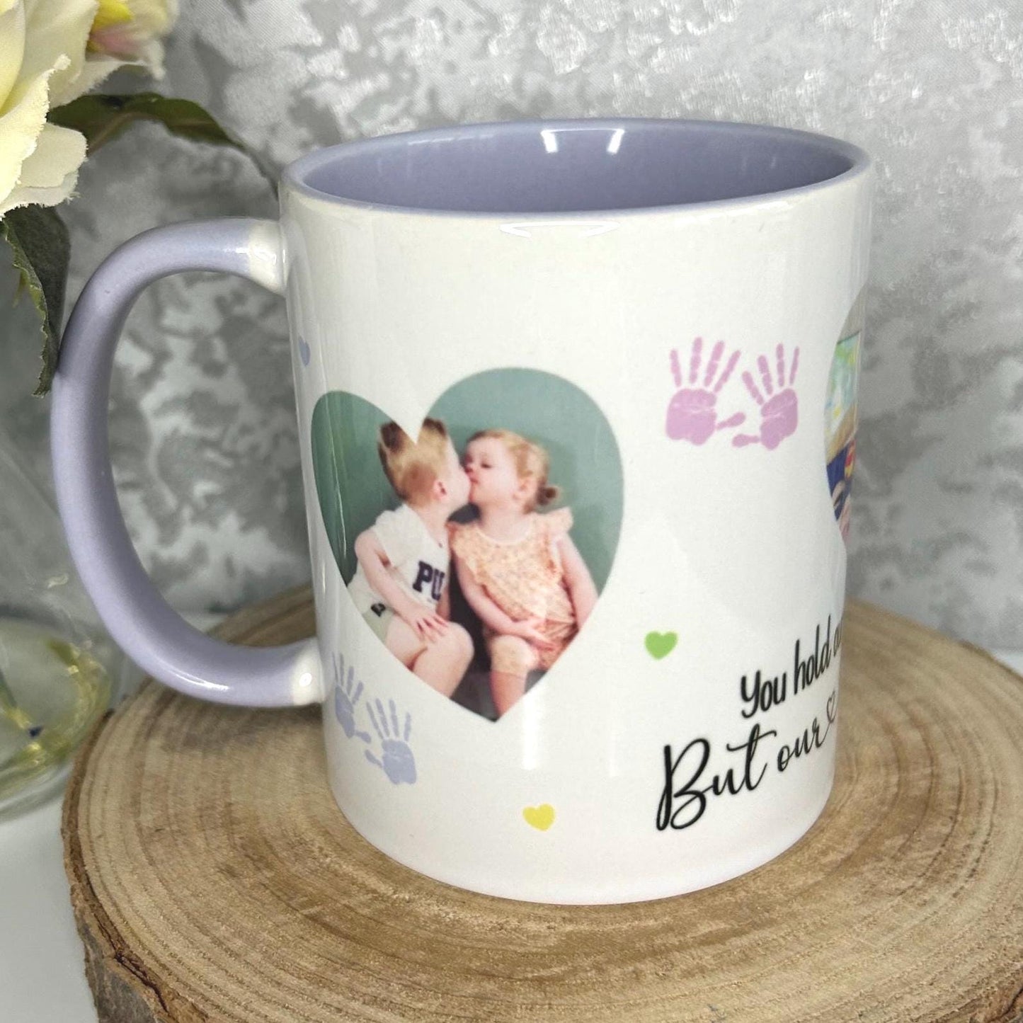 You Hold Our Hands For A While Photo Mug