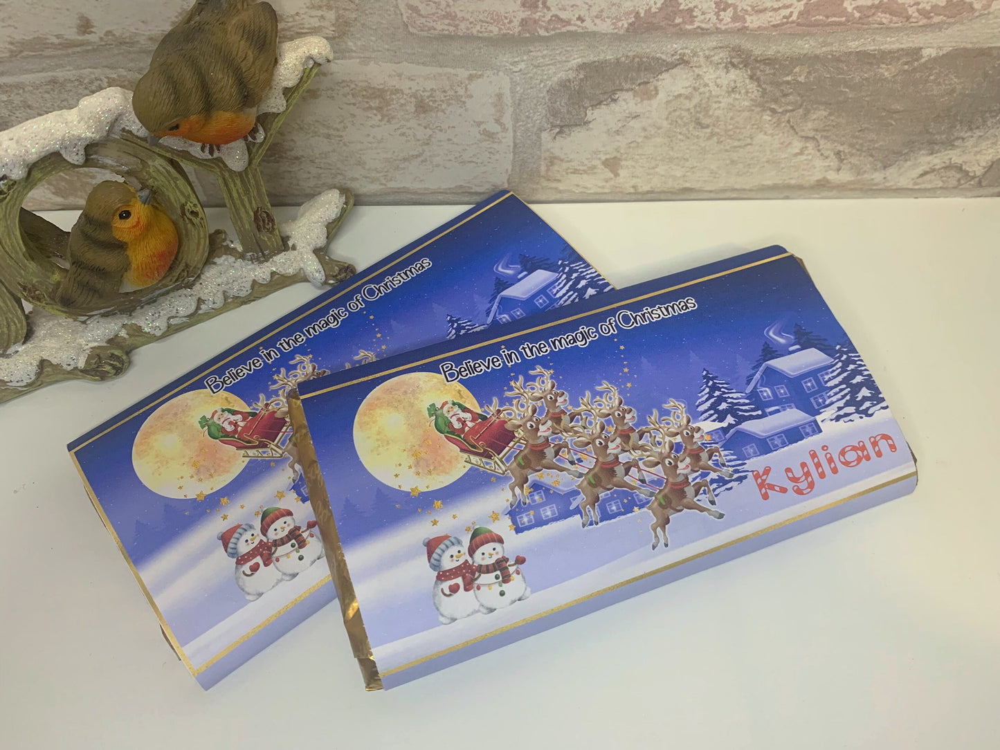 Christmas Gonk/Gnome Chocolate Bar Wrapper