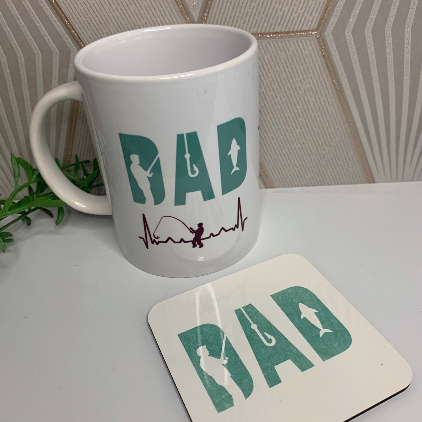 Fishing Legend Mug & Coaster Set