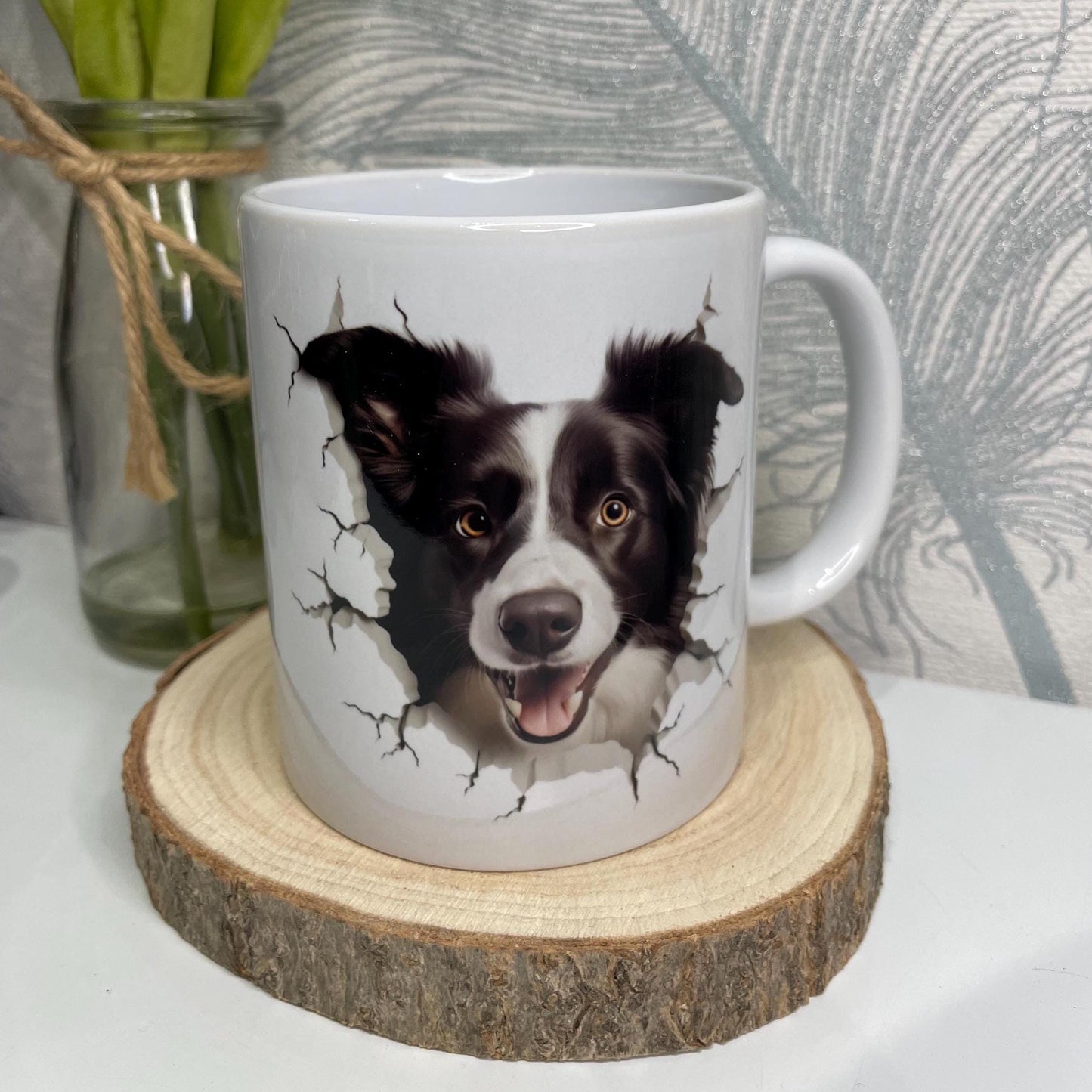 Border Collie Hole In A Wall Mug