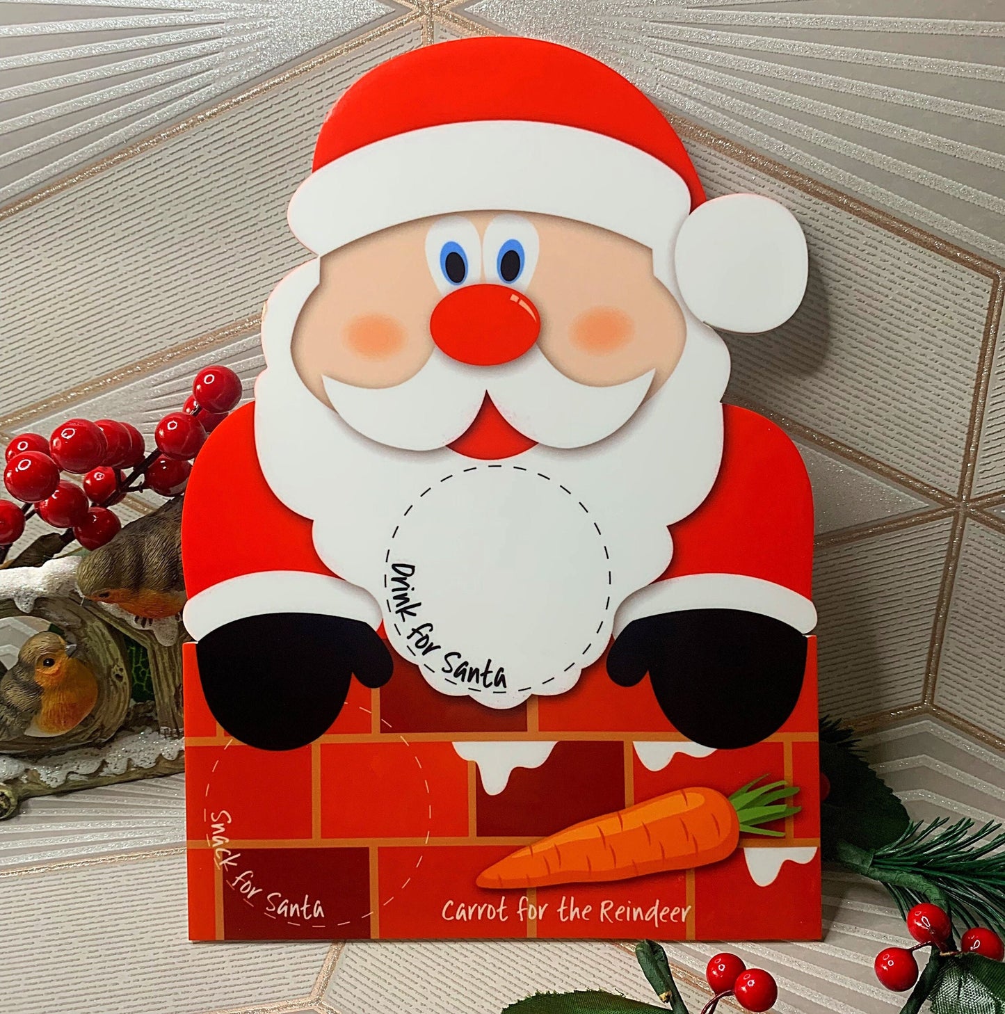 Santa's Christmas Eve Snack Board