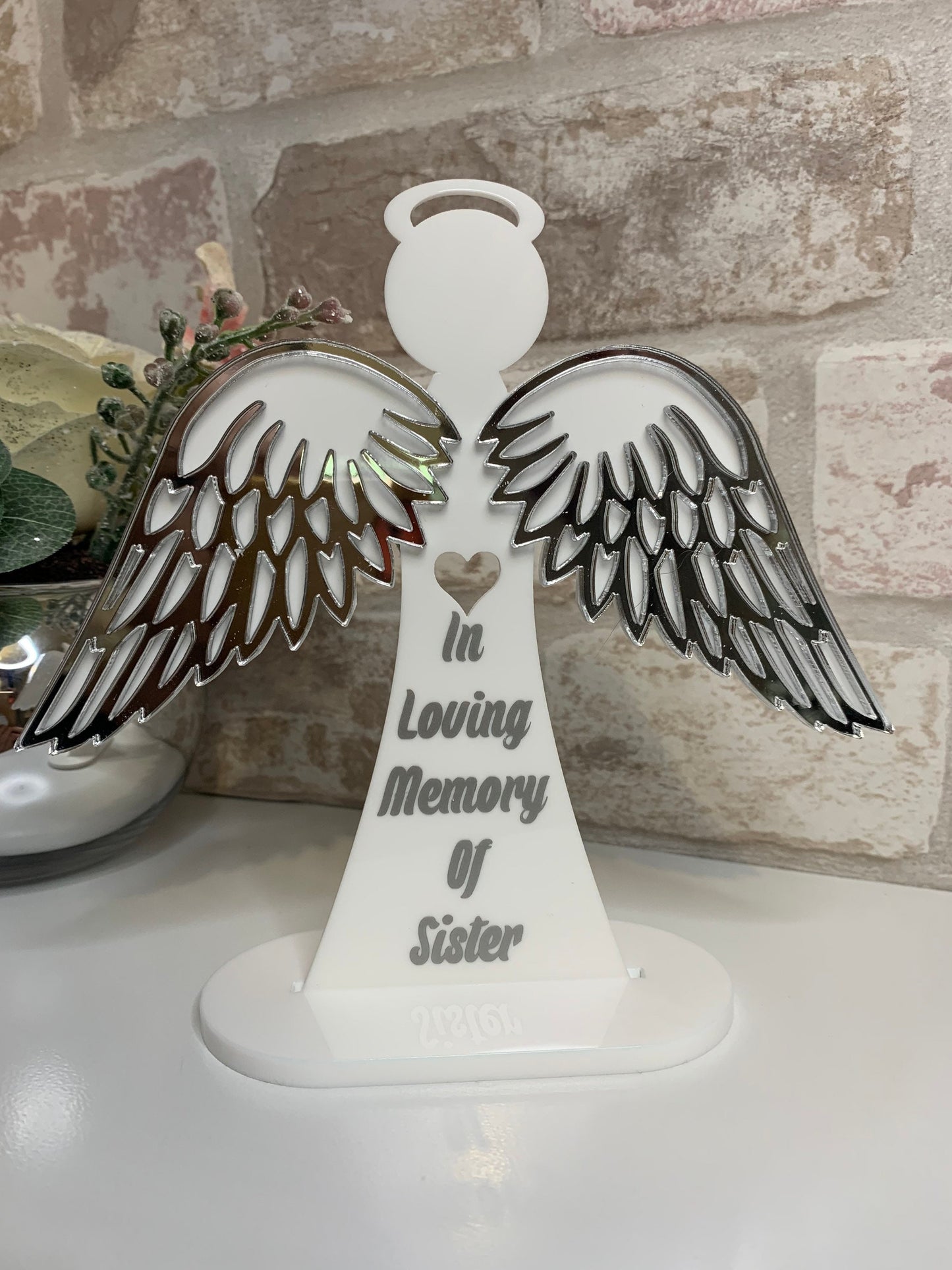 In Loving Memory Free-Standing Angel