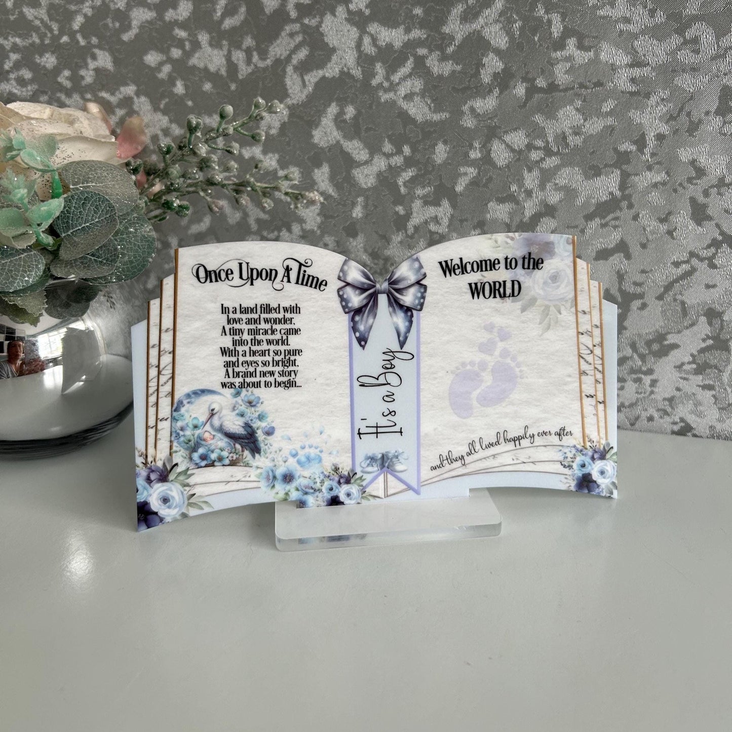 Welcome To The World Little One - New Baby Arrival Keepsake
