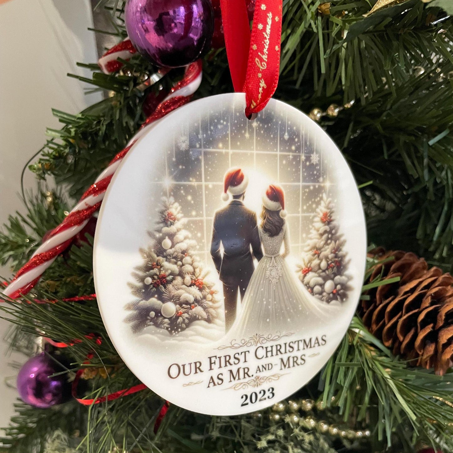 Our First Christmas As Mr & Mrs Bauble