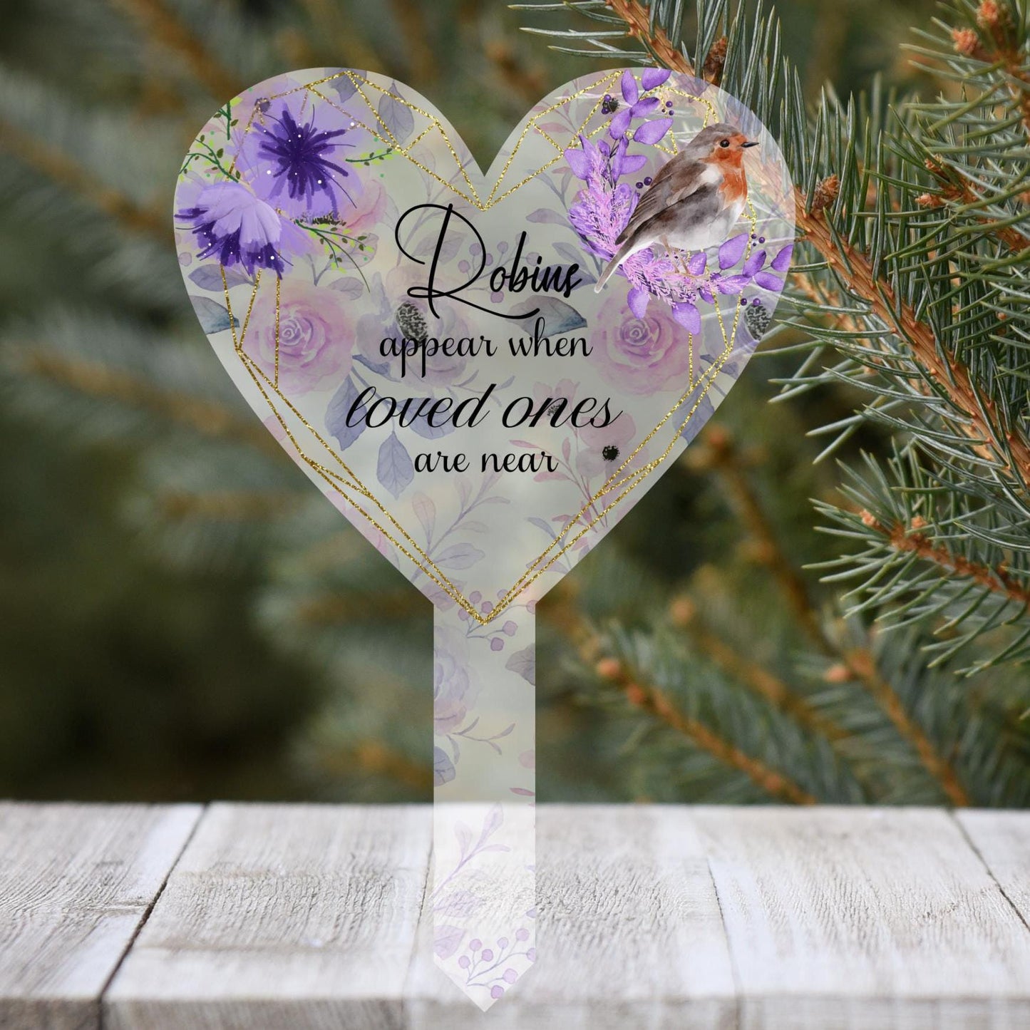 Robins Appear Grave Marker