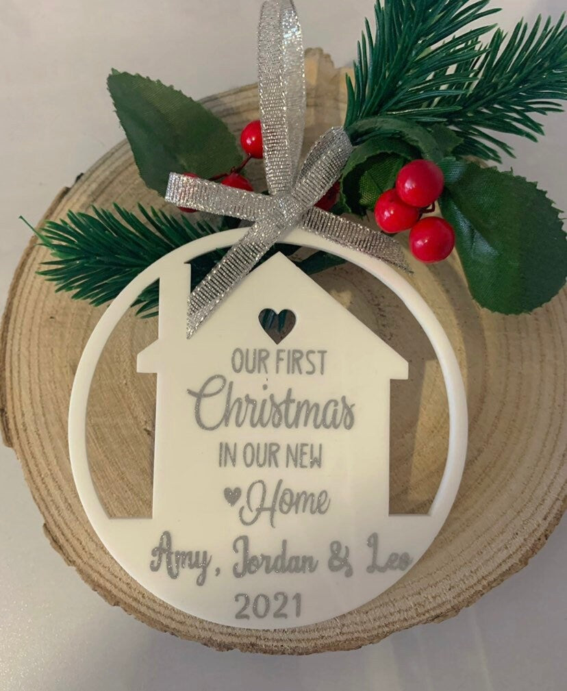 First Christmas In Our Home Bauble