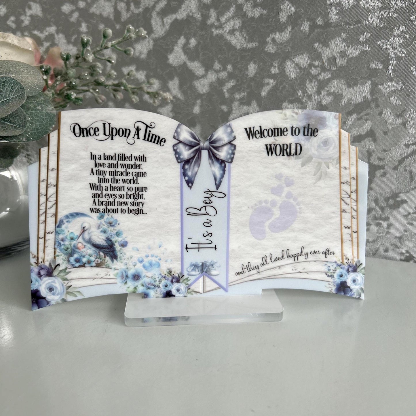 Welcome To The World Little One - New Baby Arrival Keepsake