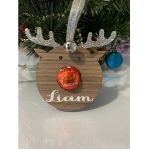 Rudolf Christmas Lindt Chocolate Tree Decoration