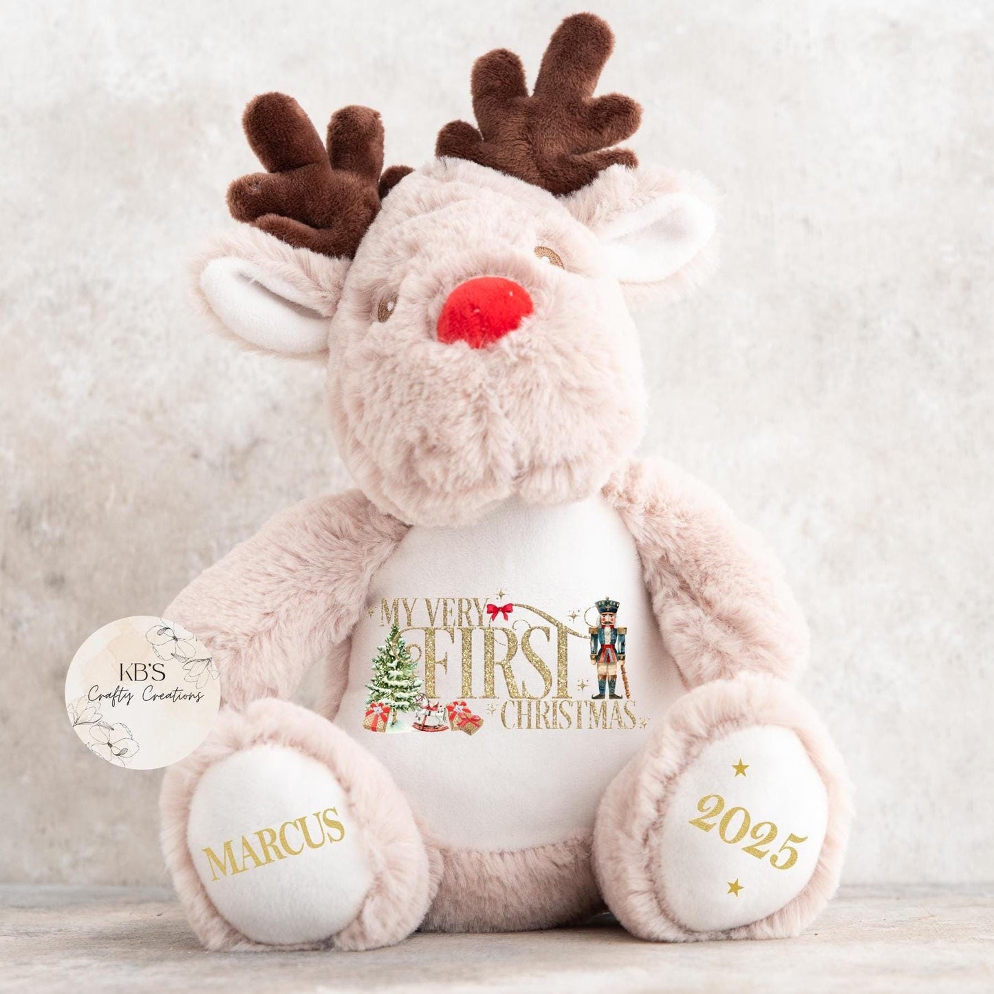 My Very First Christmas Reindeer Teddy