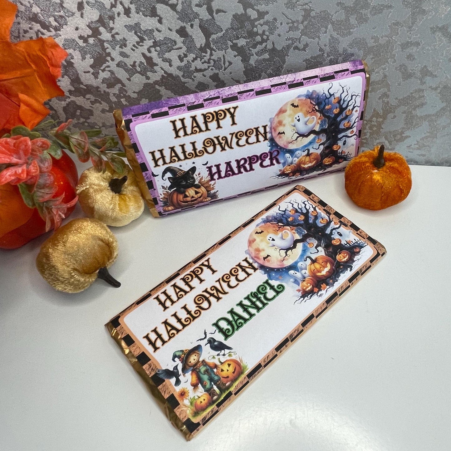 Halloween Chocolate Bar Wrapper